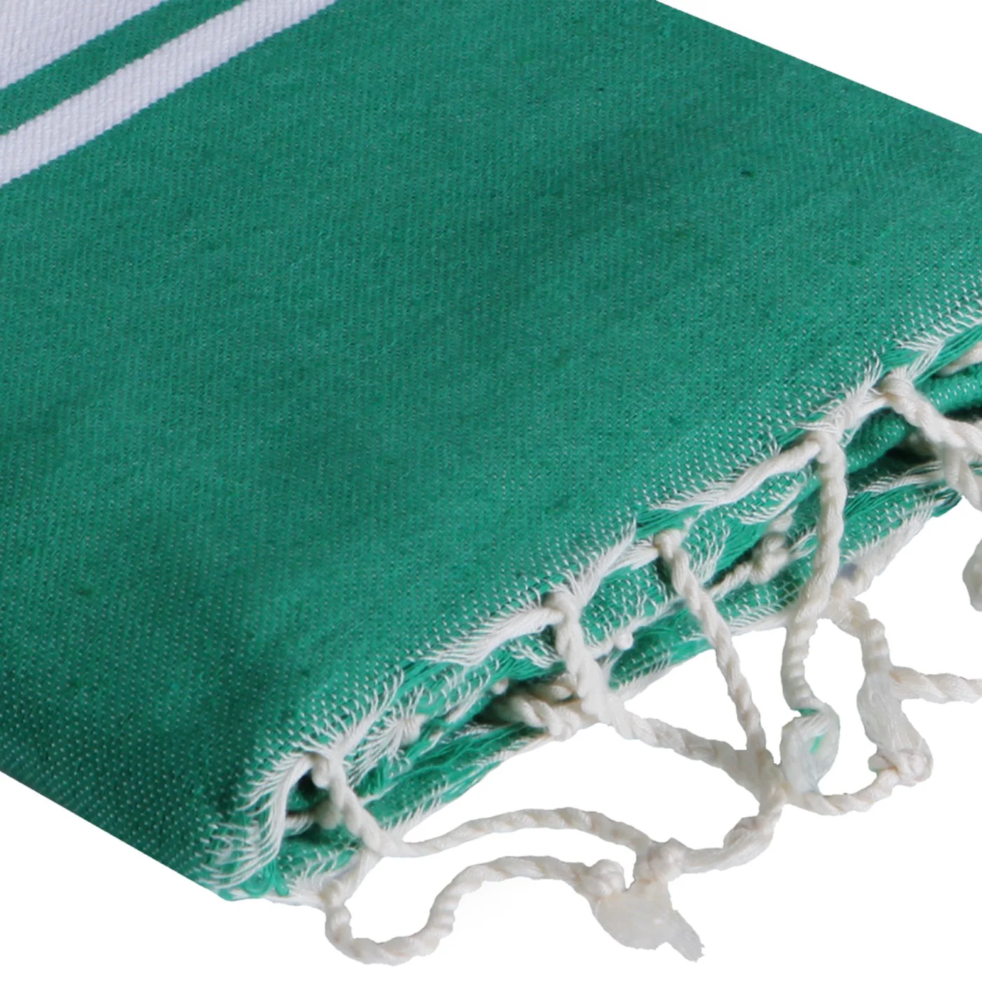 Fouta - Coton - Vert Brésil - St Tropez - Image 3