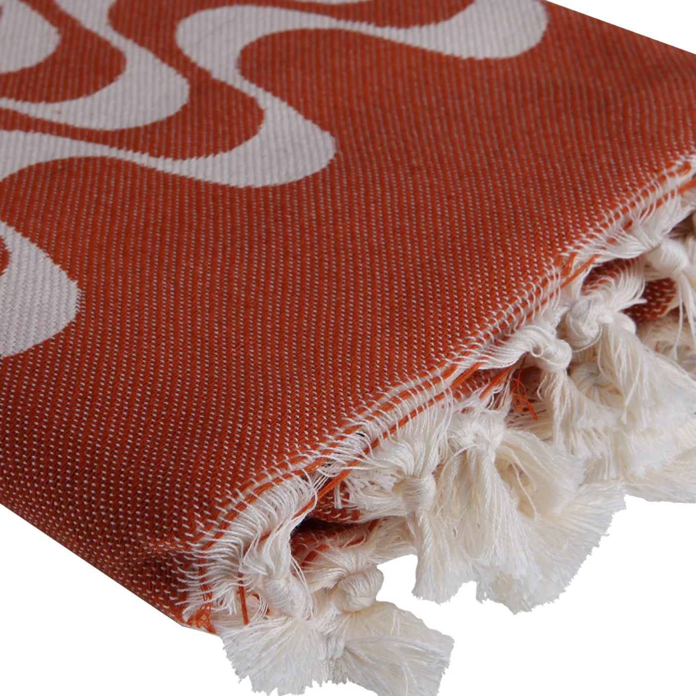 Fouta Jacquard - Coton - Terracotta - Cabana - Image 3