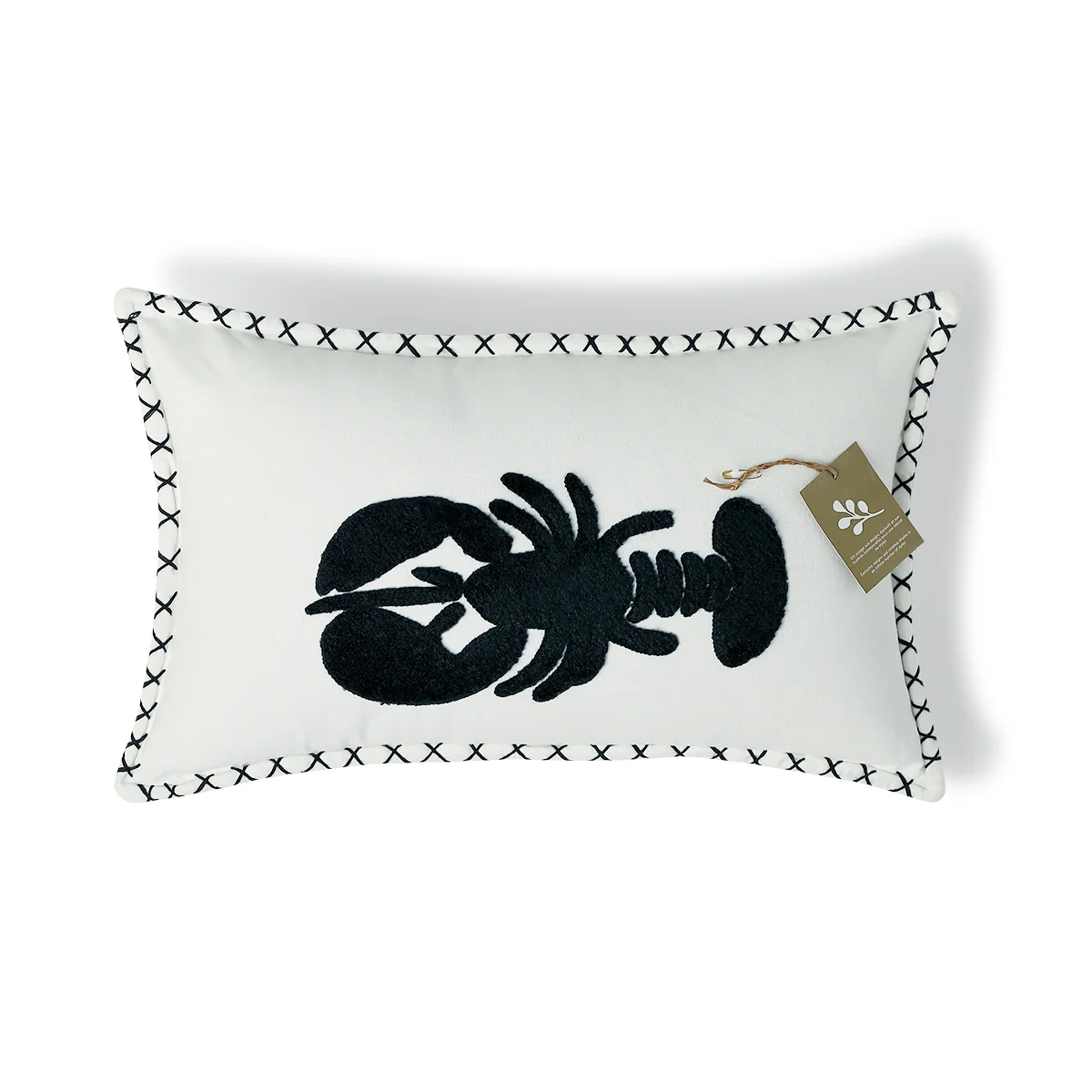 Housse De Coussin - Toile De Coton - Bleu Marine - Lobster - Image 5