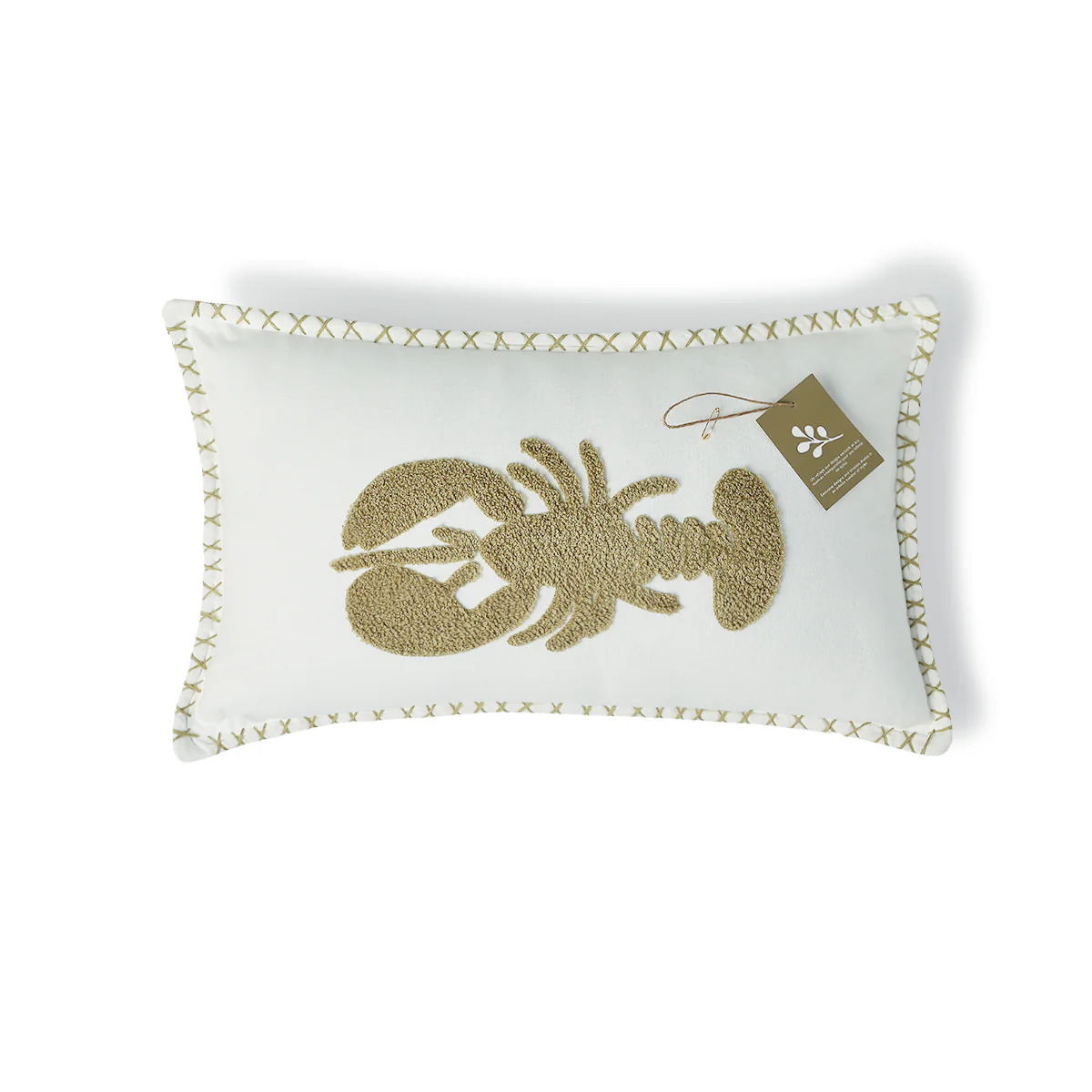 Housse De Coussin - Toile De Coton - Sable - Lobster - Image 5