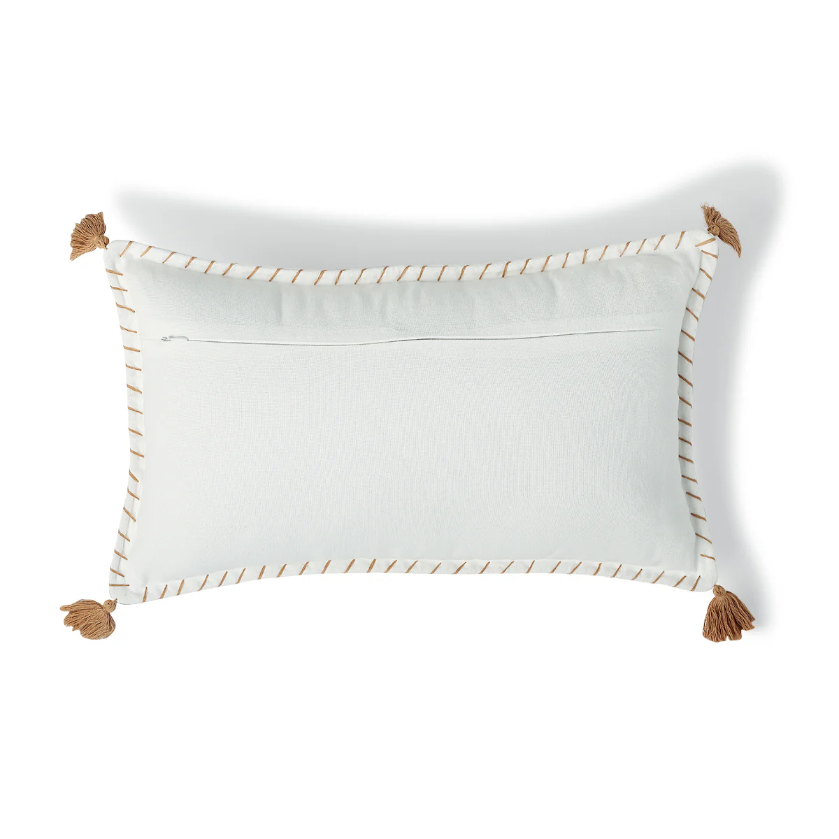 Housse De Coussin - Toile De Coton - Terre De Sienne - Oasis - Image 2
