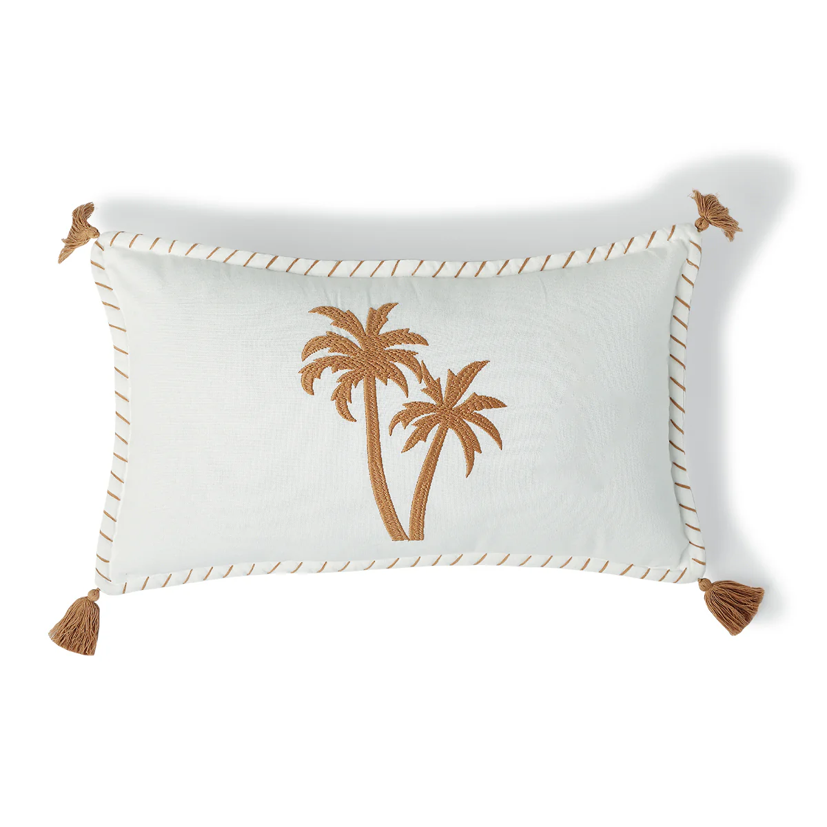 Housse De Coussin - Toile De Coton - Terre De Sienne - Oasis - Image 3