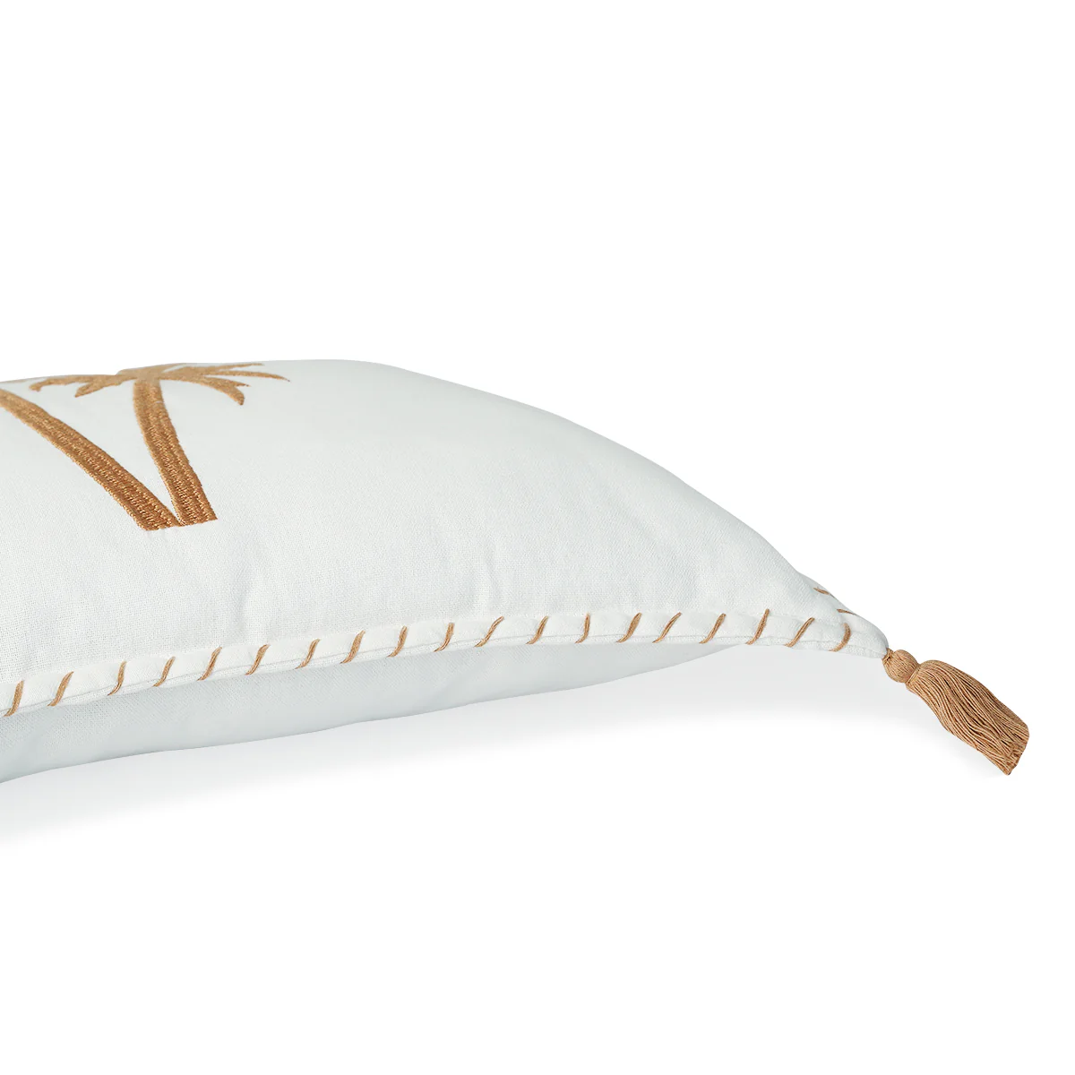 Housse De Coussin - Toile De Coton - Terre De Sienne - Oasis - Image 4
