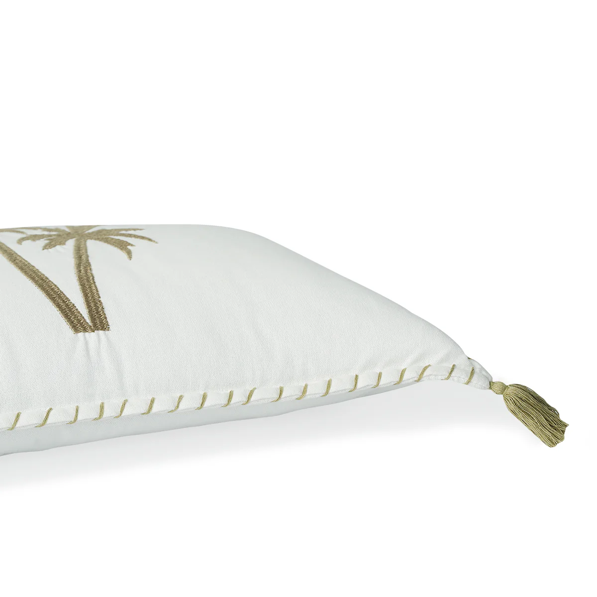 Housse De Coussin - Toile De Coton - Sable - Oasis - Image 4