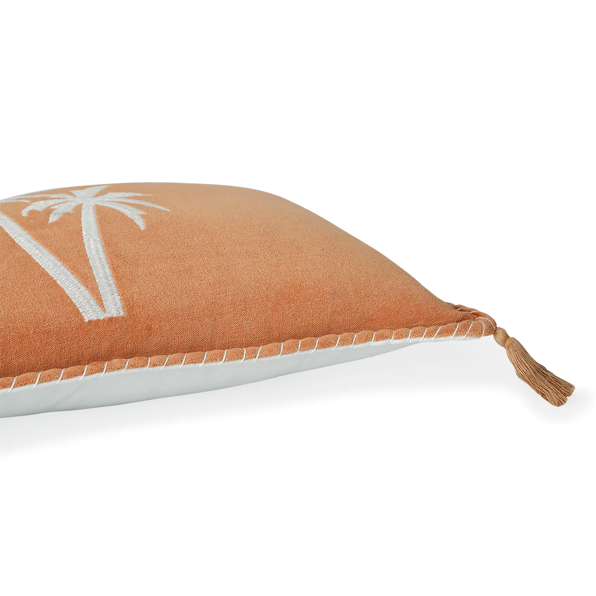 Housse De Coussin - Velours De Coton - Terre De Sienne - Oasis Velours - Image 4