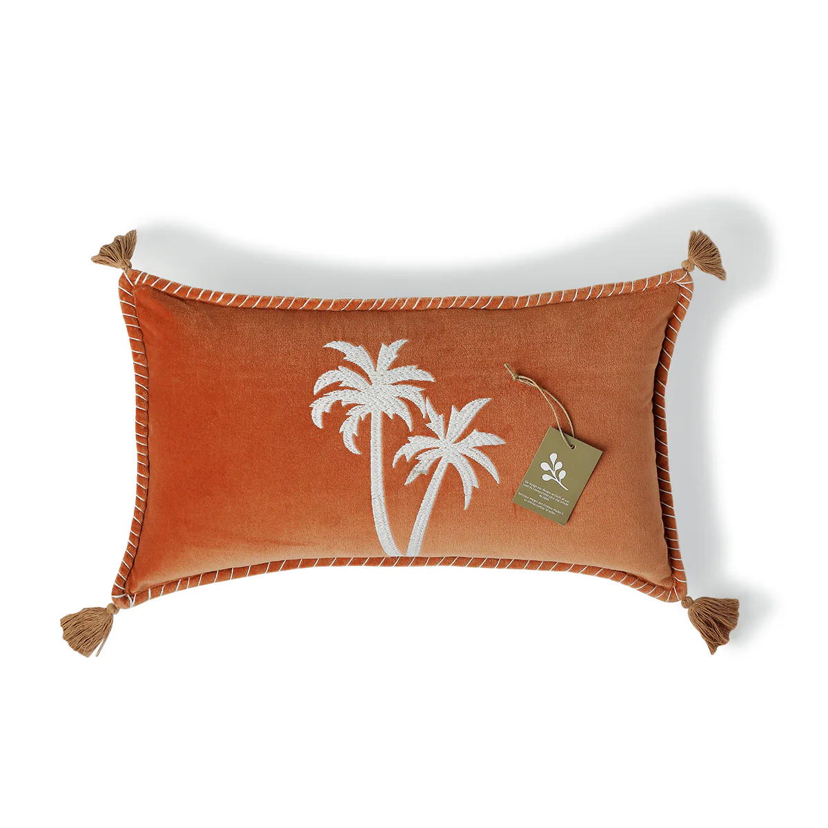 Housse De Coussin - Velours De Coton - Terre De Sienne - Oasis Velours - Image 5