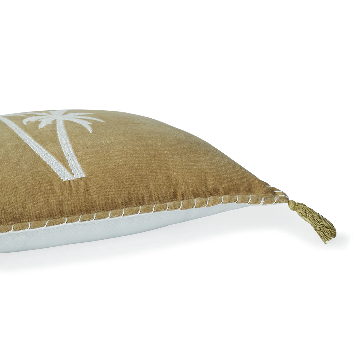 Housse De Coussin - Velours De Coton - Sable - Oasis Velours - Image 4