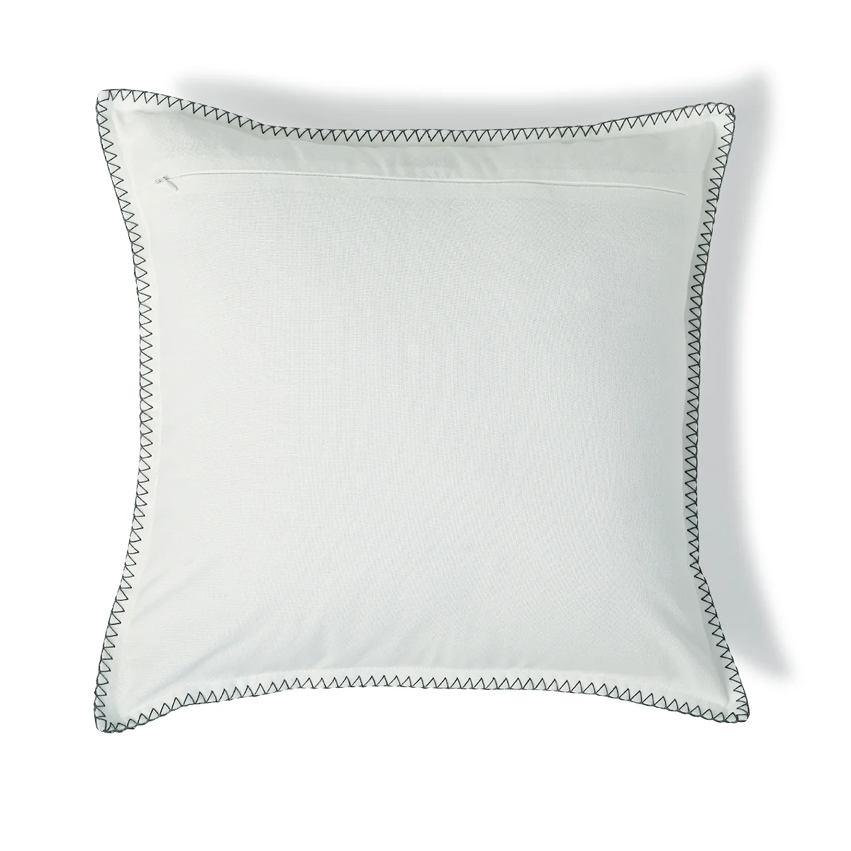 Housse De Coussin - Toile De Coton - Bleu Glacier - Palma - Image 3