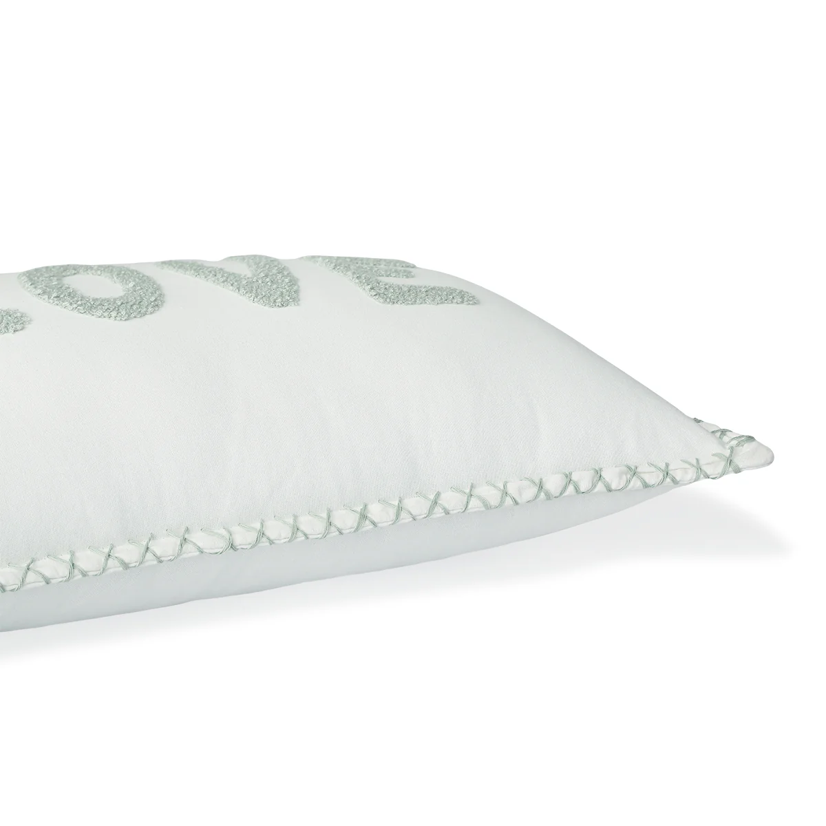 Housse De Coussin - Toile De Coton - Bleu Glacier - Xlove - Image 4