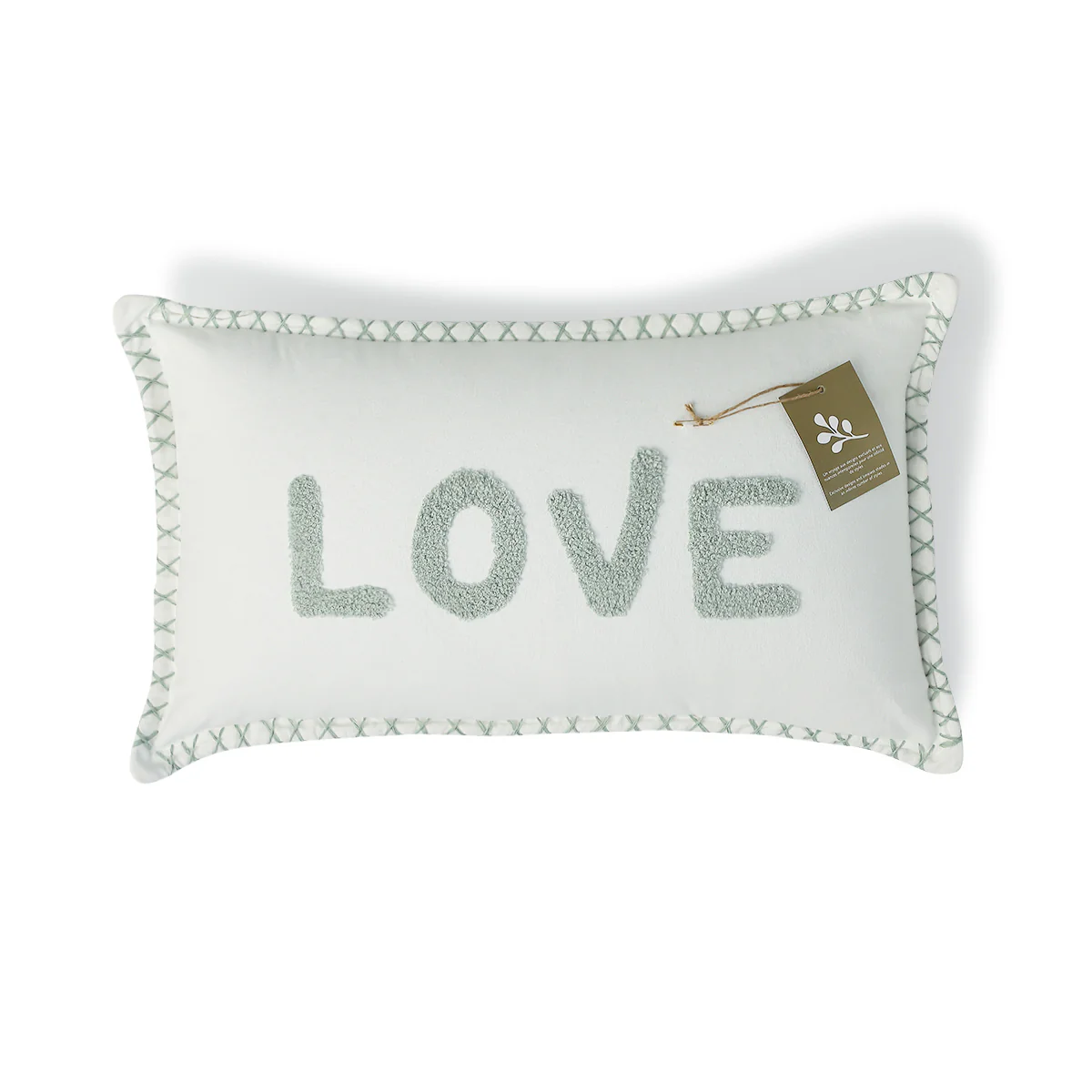 Housse De Coussin - Toile De Coton - Bleu Glacier - Xlove - Image 5