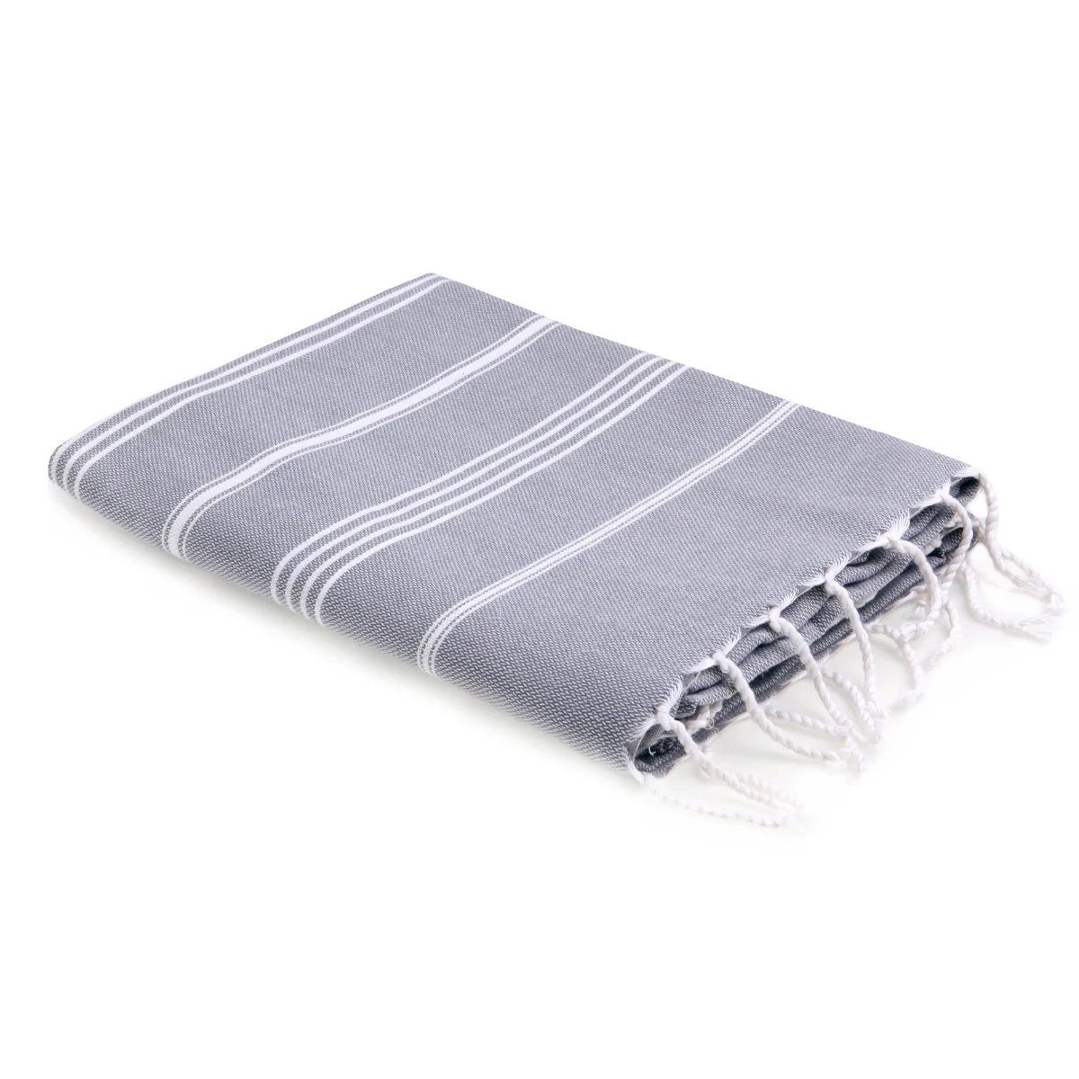 Fouta - Coton - Gris Moyen - Mykonos - Image 2