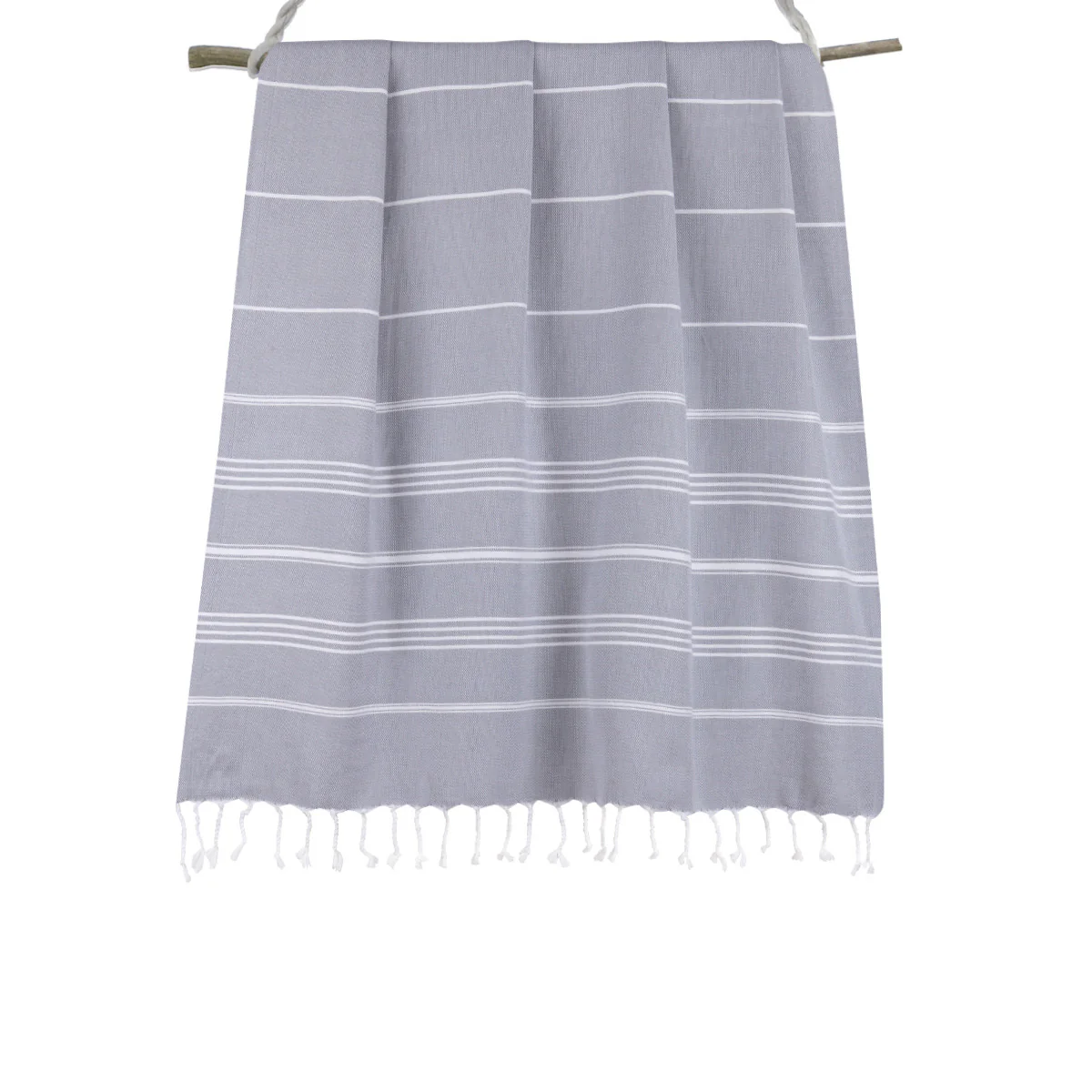 Fouta - Coton - Gris Moyen - Mykonos - Image 5