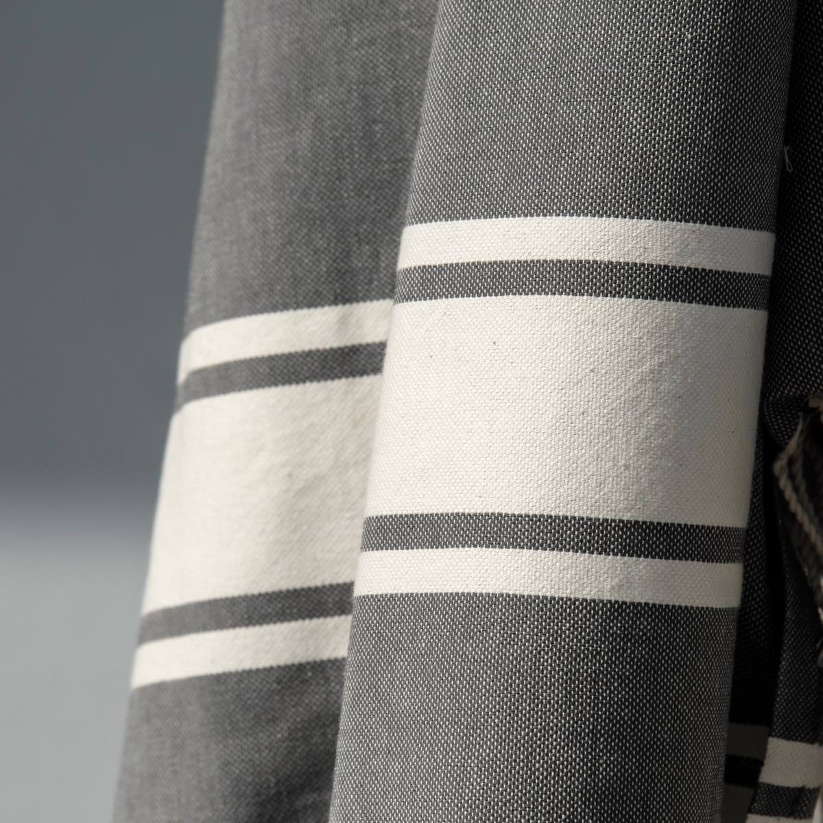 Fouta - Coton - Gris Moyen - St Tropez - Image 4
