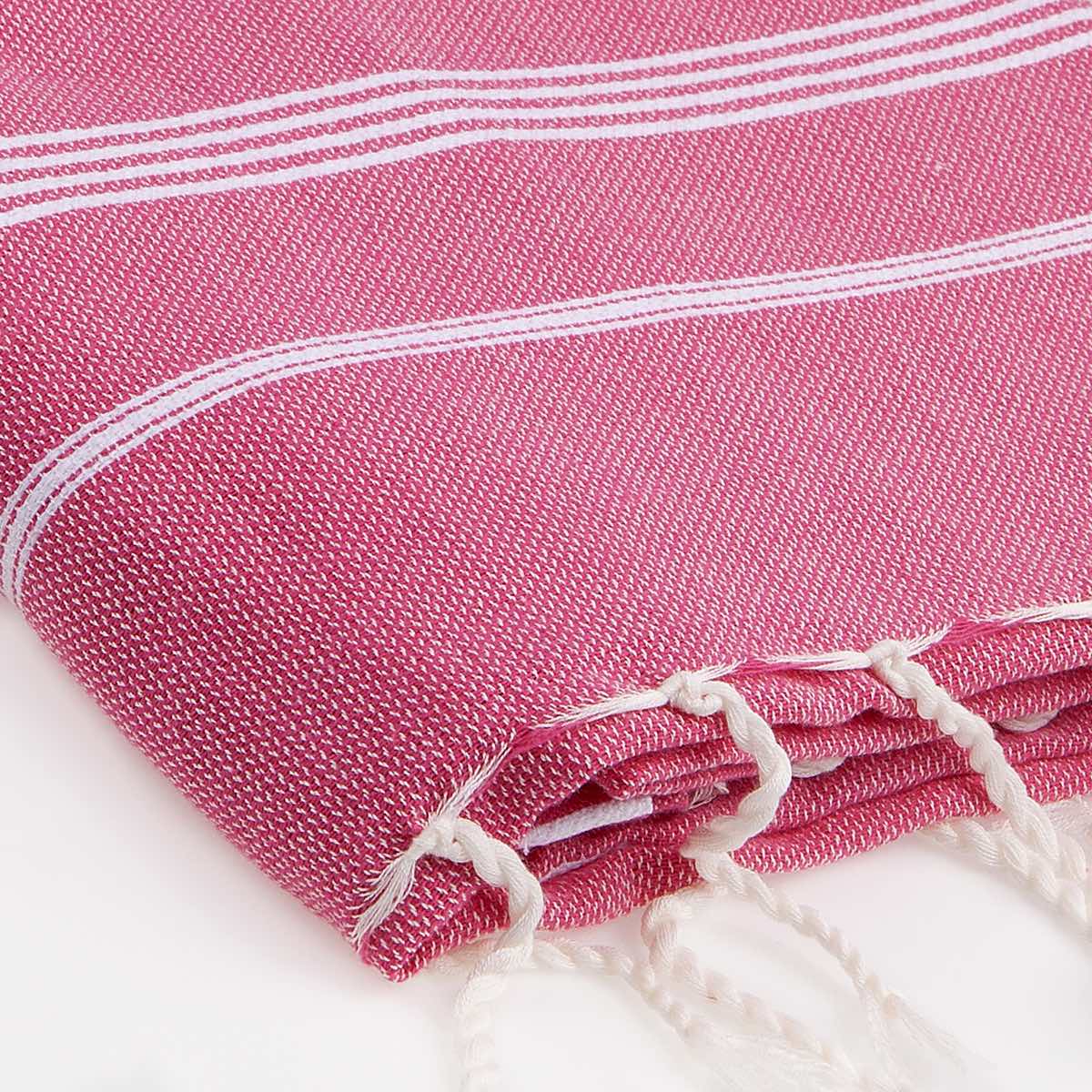 Fouta - Coton - Rose Fuchsia - Mykonos - Image 3