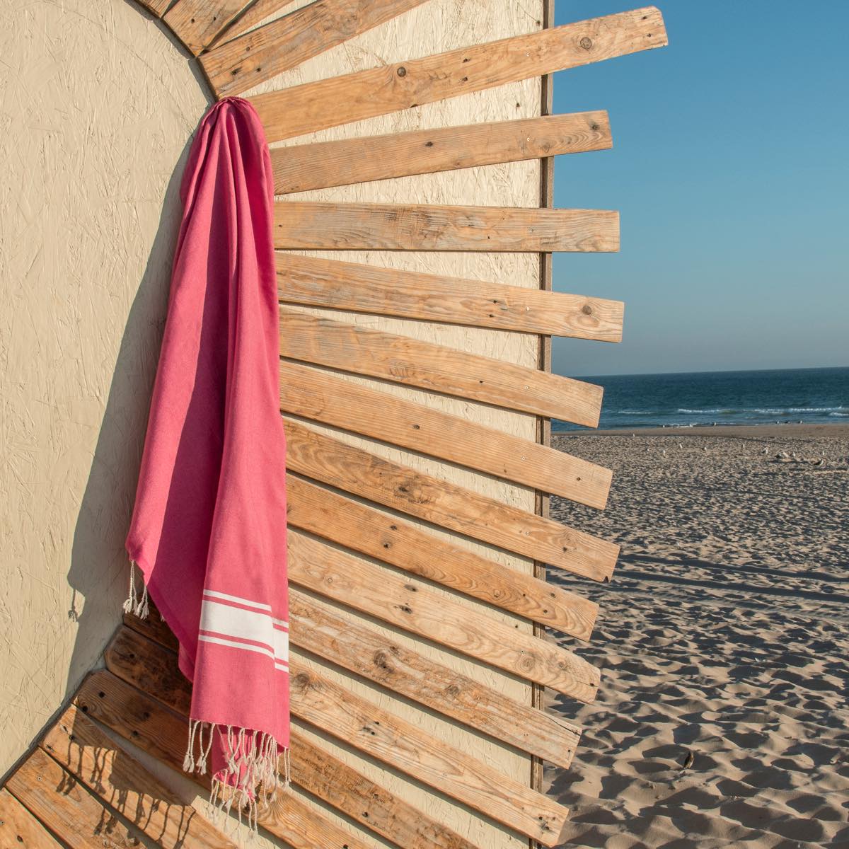 Fouta - Coton - Rose Fuchsia - St Tropez - Image 2