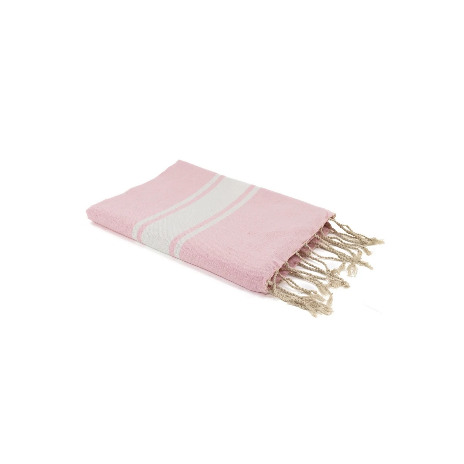 Fouta - Coton - Rose Pâle - St Tropez - Image 3