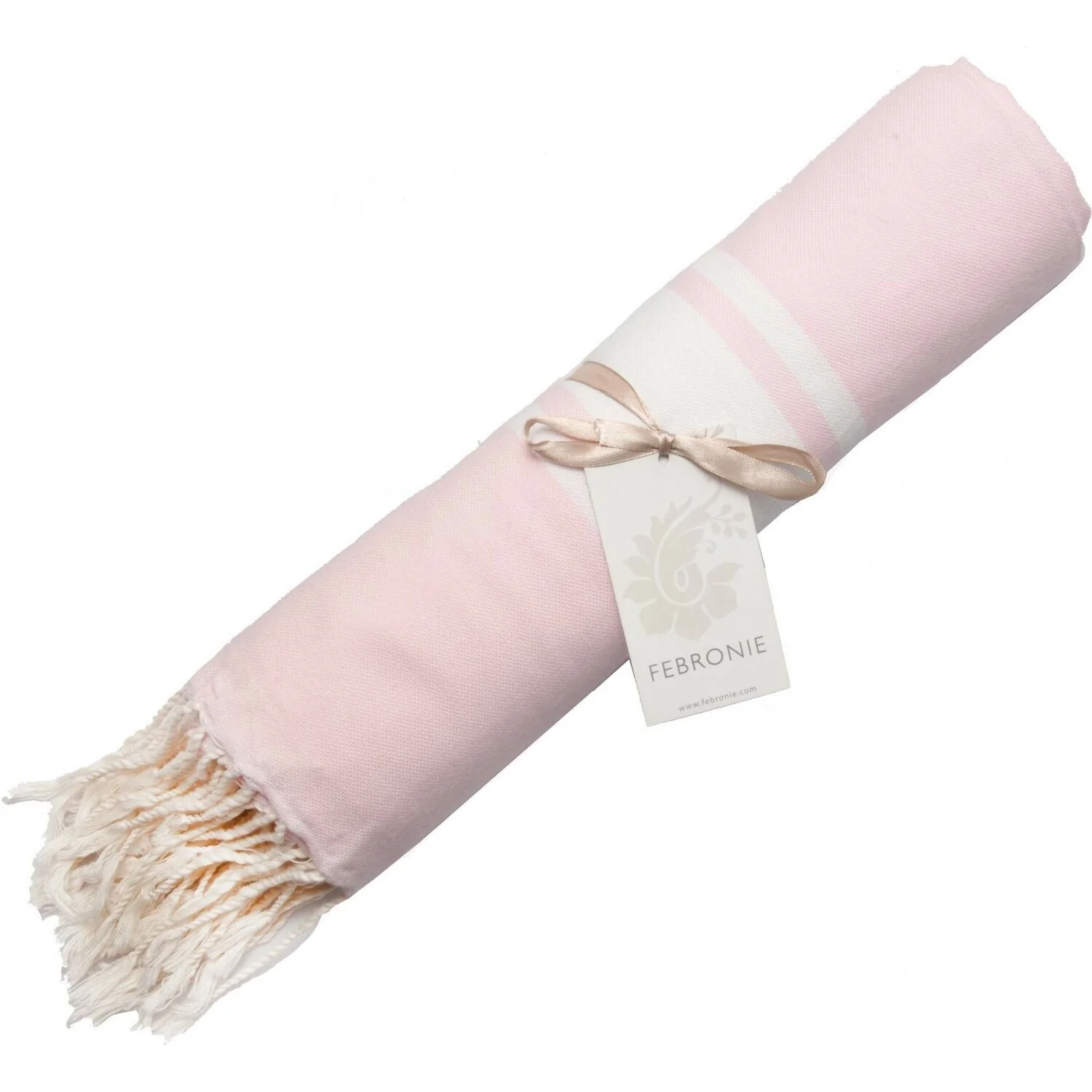 Fouta - Coton - Rose Pâle - St Tropez - Image 8