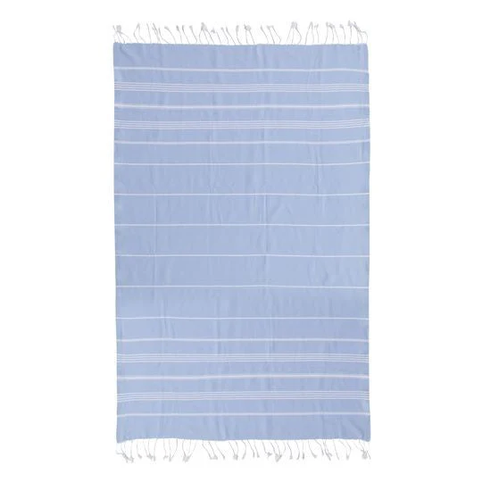 Fouta - Coton - Bleu Pâle - Mykonos - Image 4