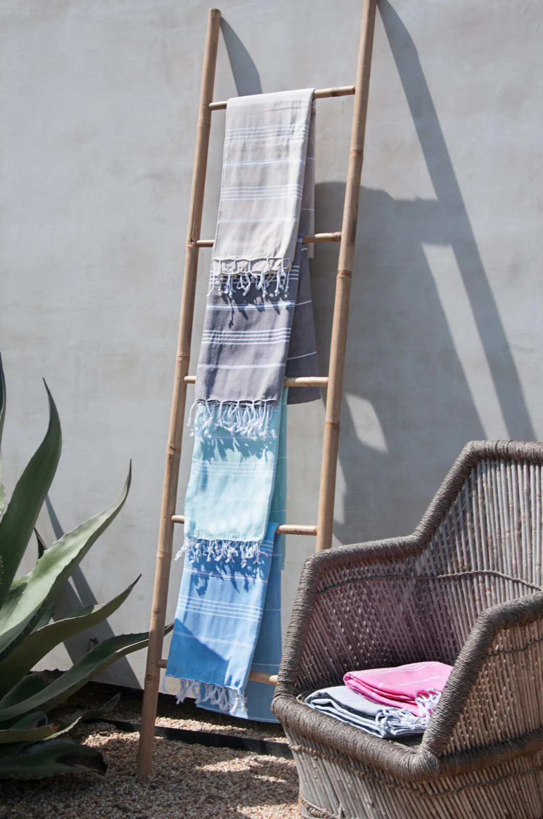 Fouta - Coton - Bleu Pâle - Mykonos - Image 6