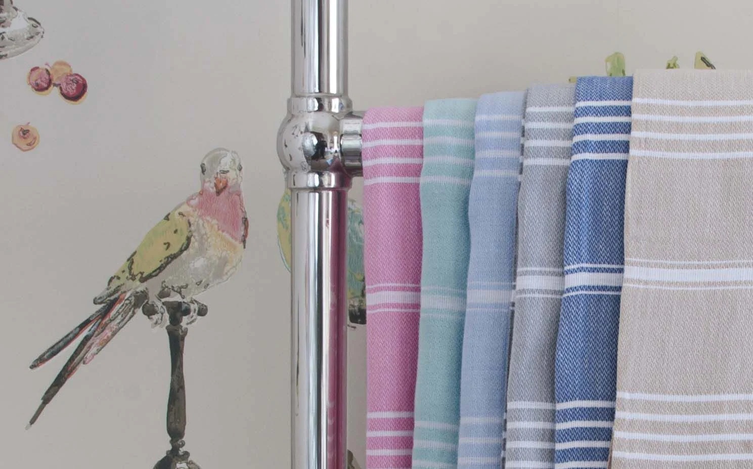 Fouta - Coton - Bleu Pâle - Mykonos - Image 7