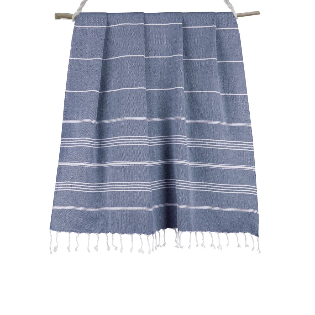 Fouta - Coton - Bleu Jean - Mykonos - Image 5