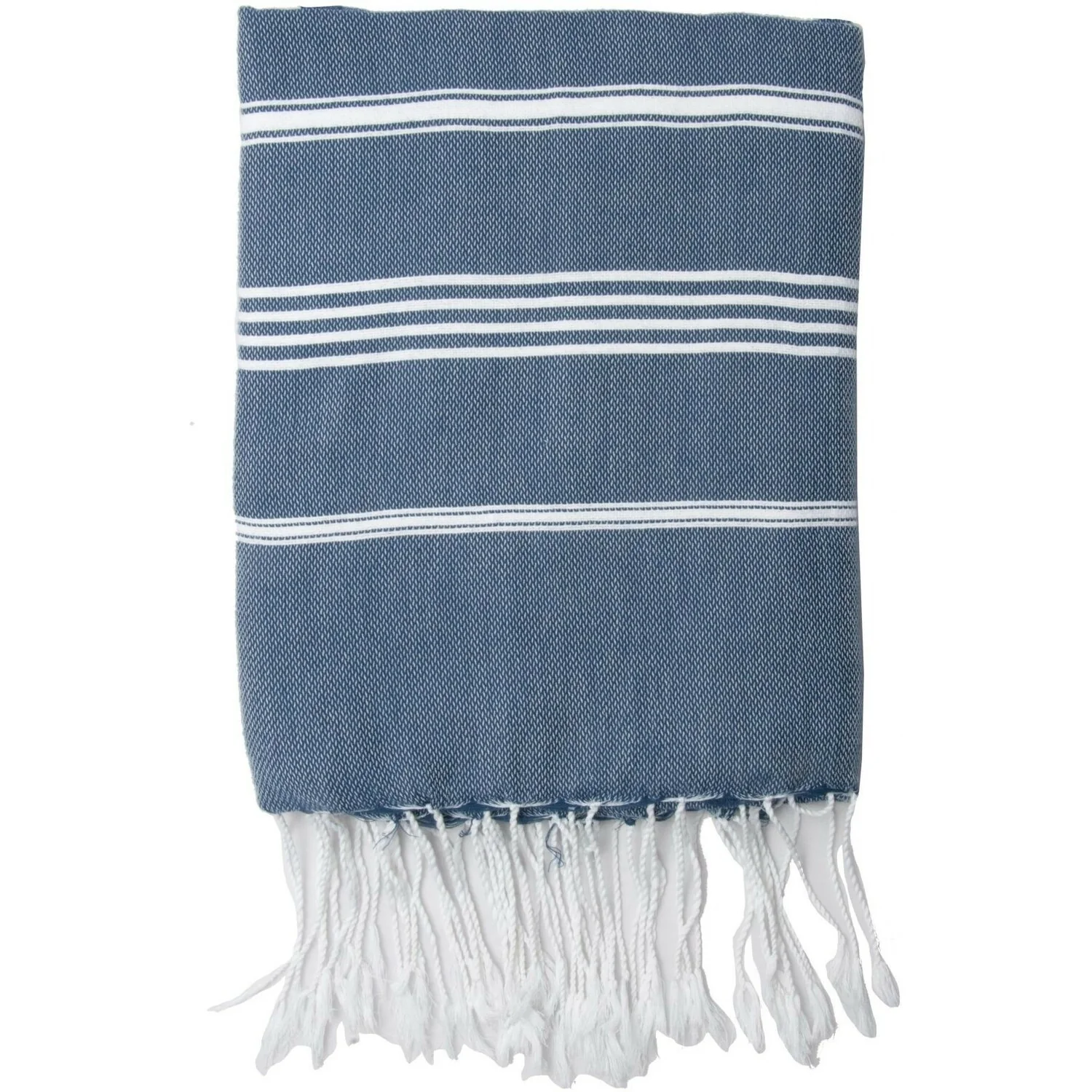 Fouta - Coton - Bleu Jean - Mykonos - Image 7