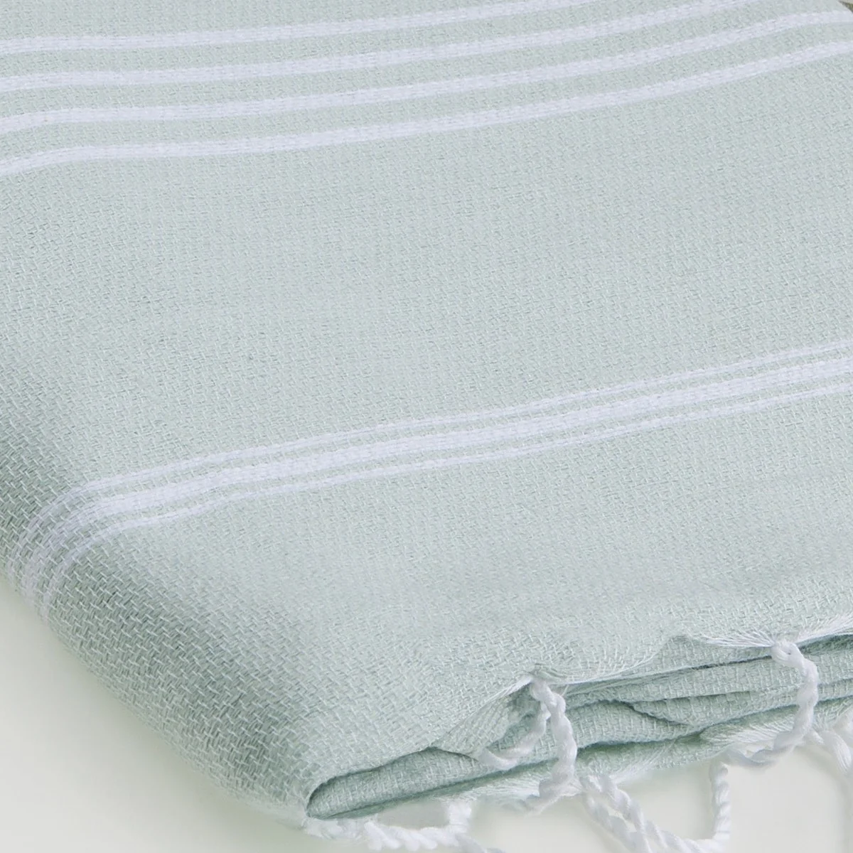 Fouta - Coton - Vert D'Eau - Mykonos - Image 3