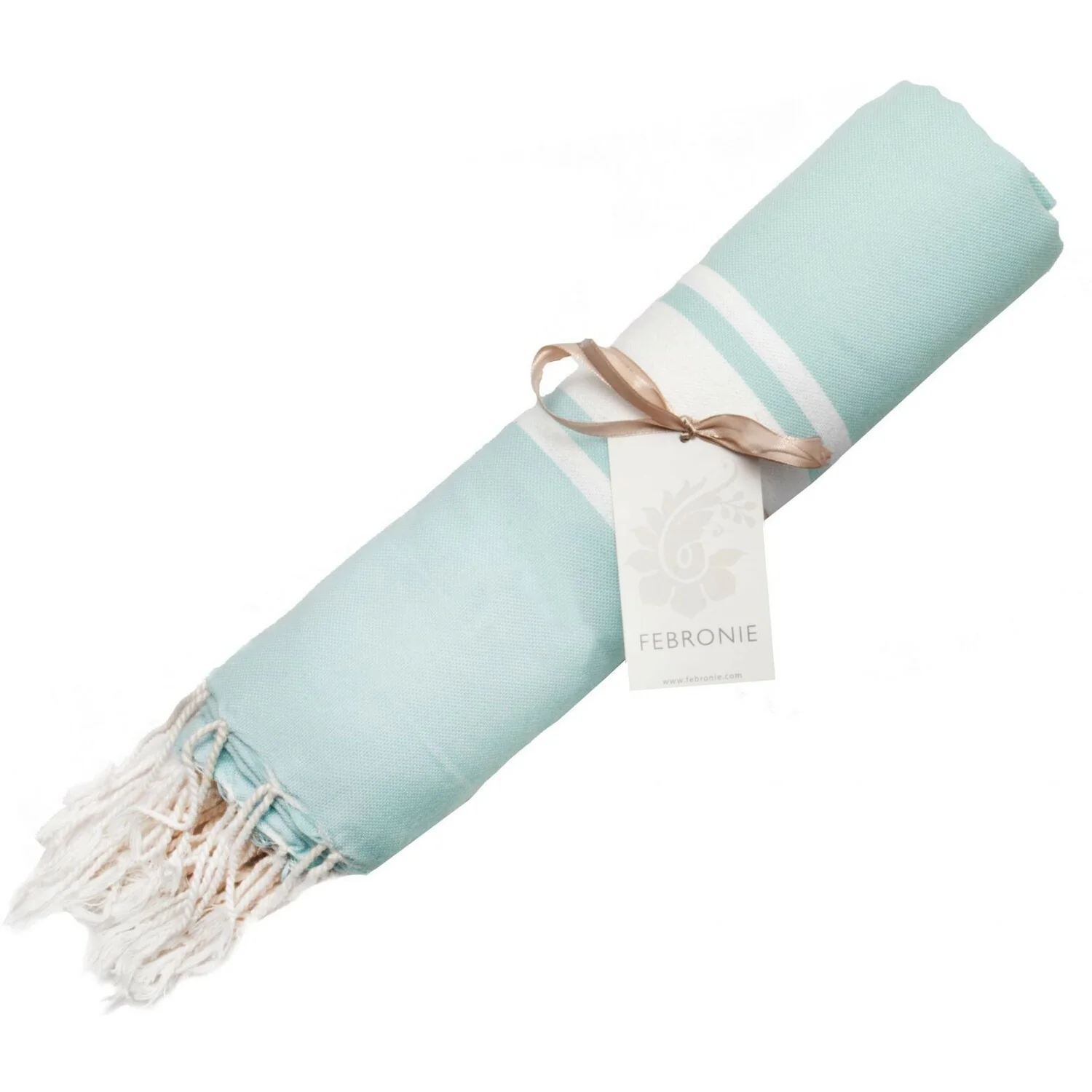Fouta - Coton - Vert D'Eau - St Tropez - Image 3