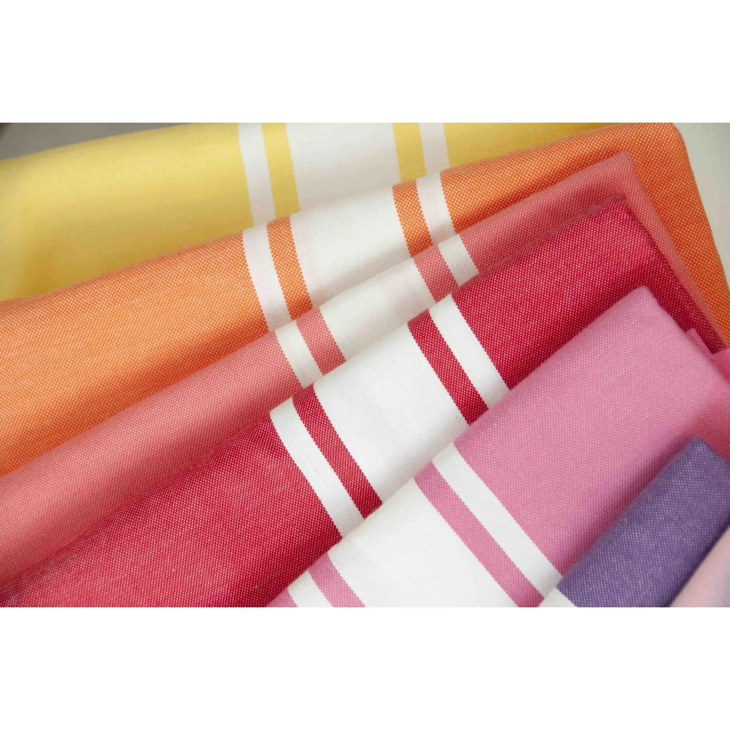 Fouta - Coton - Rouge - St Tropez - Image 6