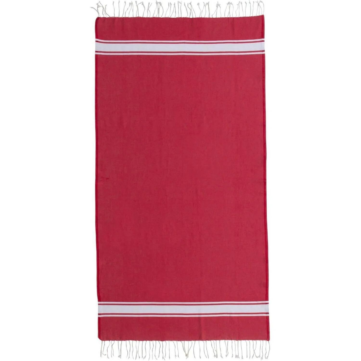 Fouta - Coton - Rouge - St Tropez - Image 8