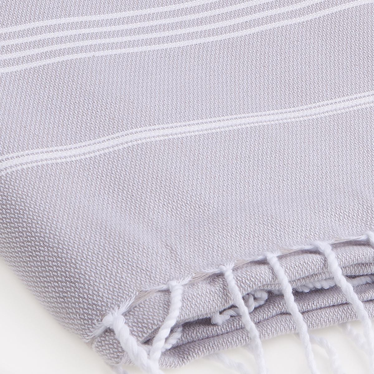 Fouta - Coton - Gris Perle - Mykonos - Image 4
