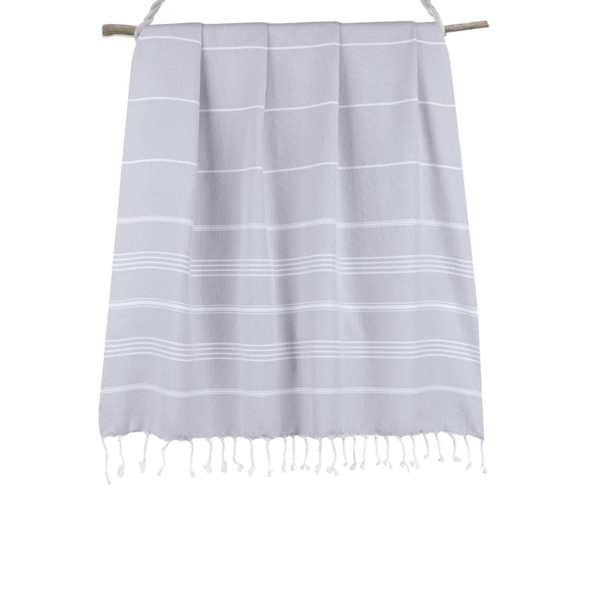 Fouta - Coton - Gris Perle - Mykonos - Image 5