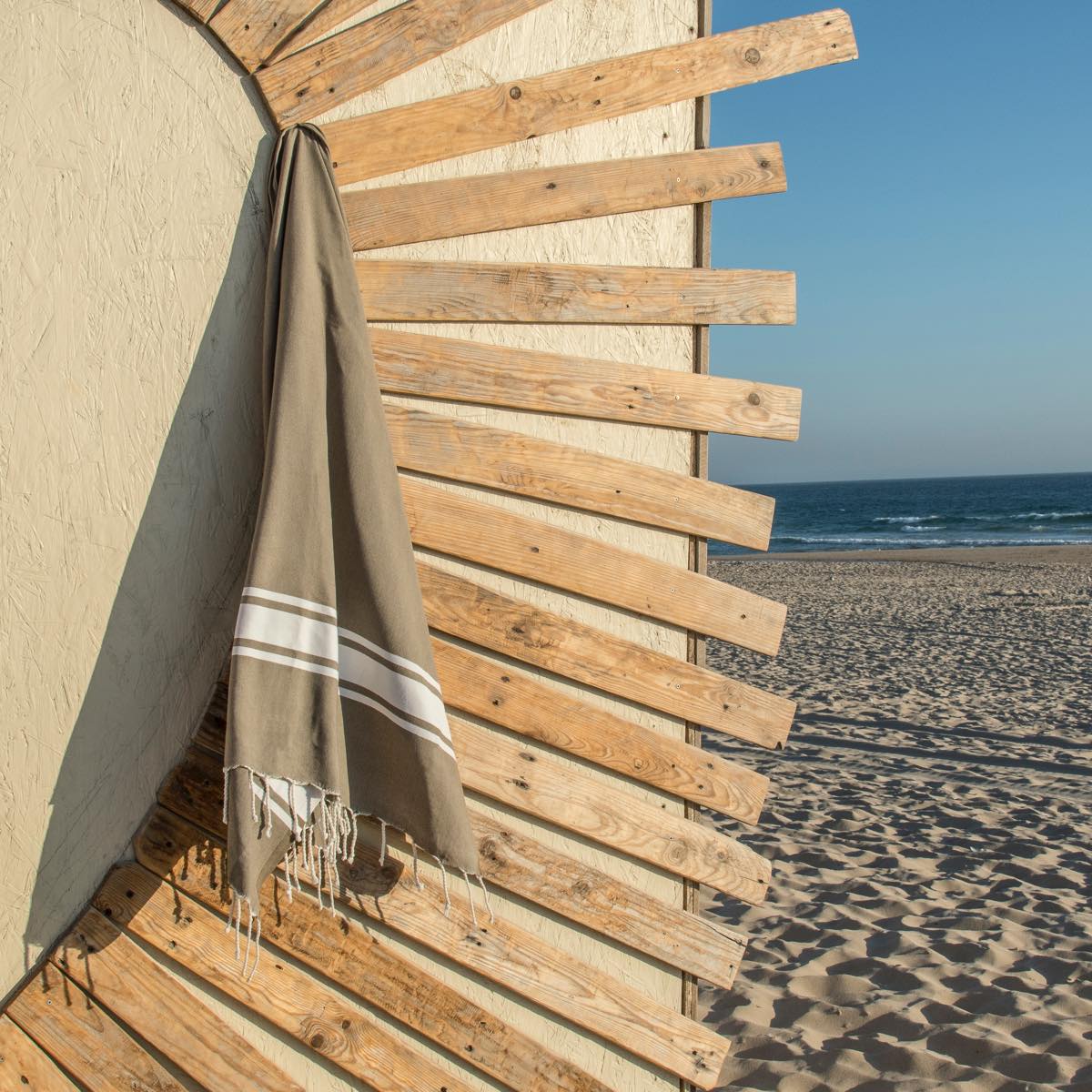 Fouta - Coton - Taupe Clair - St Tropez - Image 3