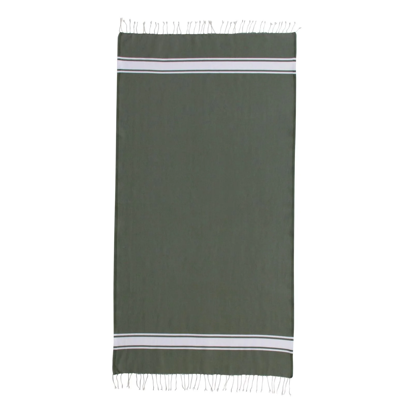 Fouta - Coton - Vert Kaki - St Tropez - Image 4