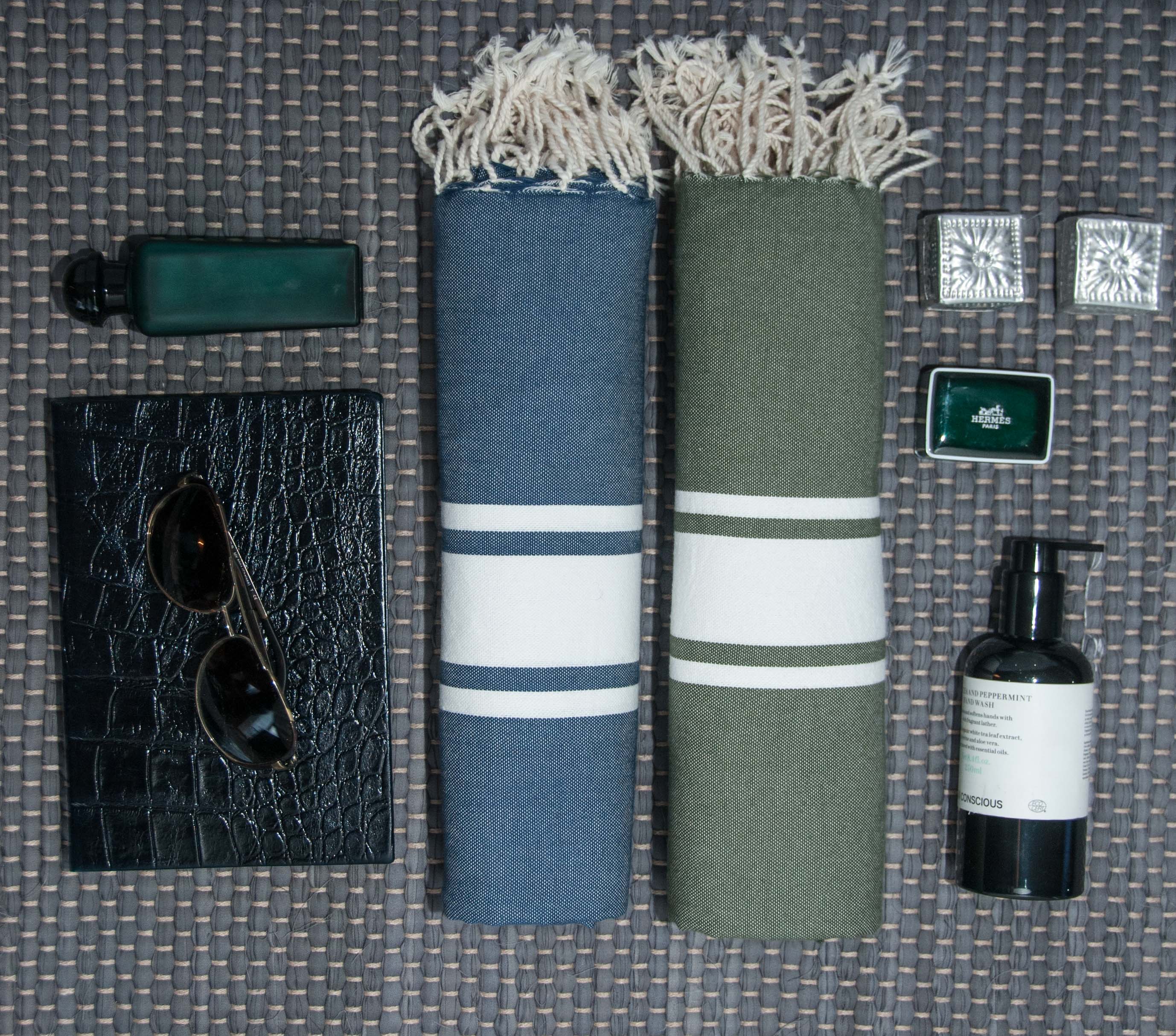 Fouta - Coton - Vert Kaki - St Tropez - Image 7