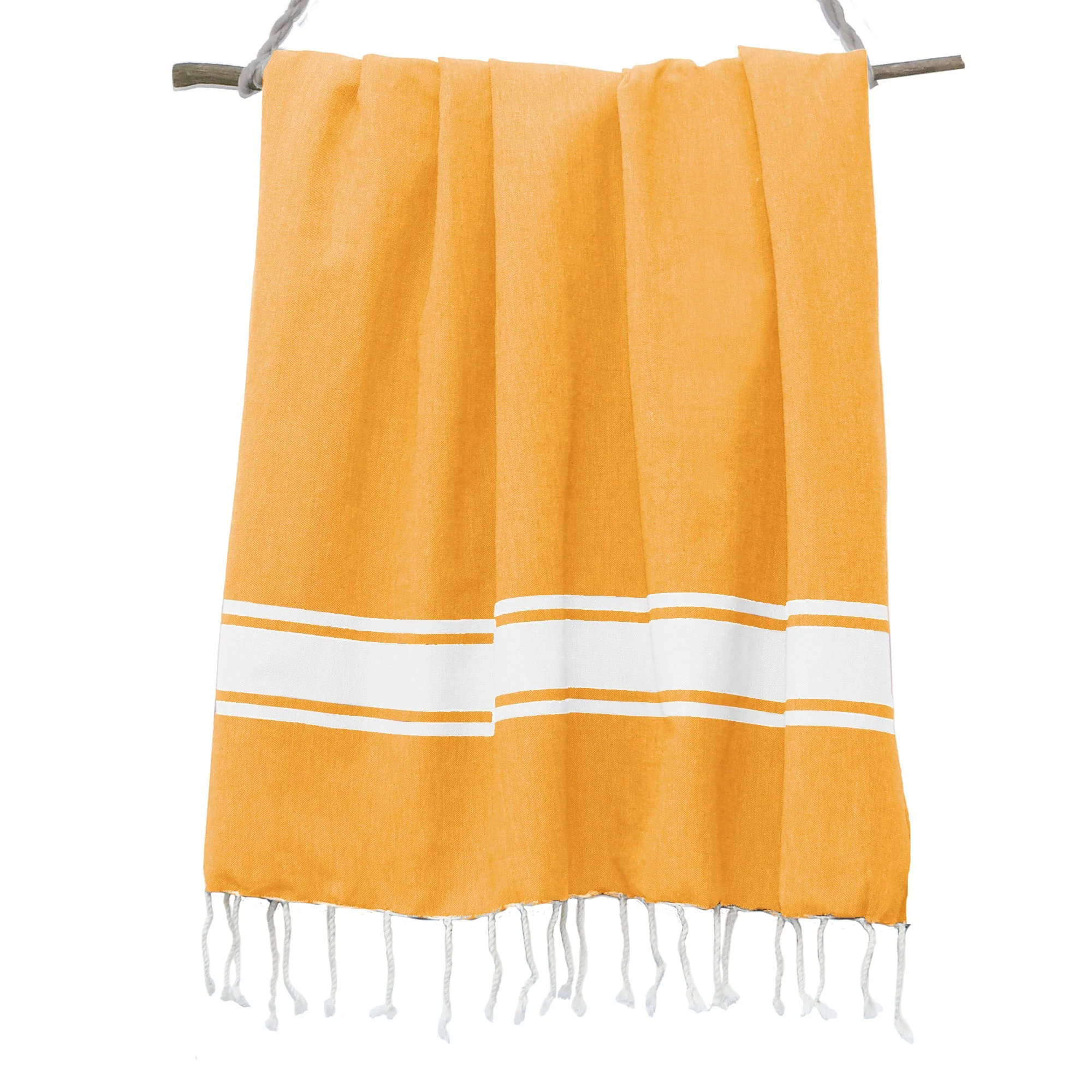 Fouta - Coton - Jaune Safran - St Tropez - Image 9