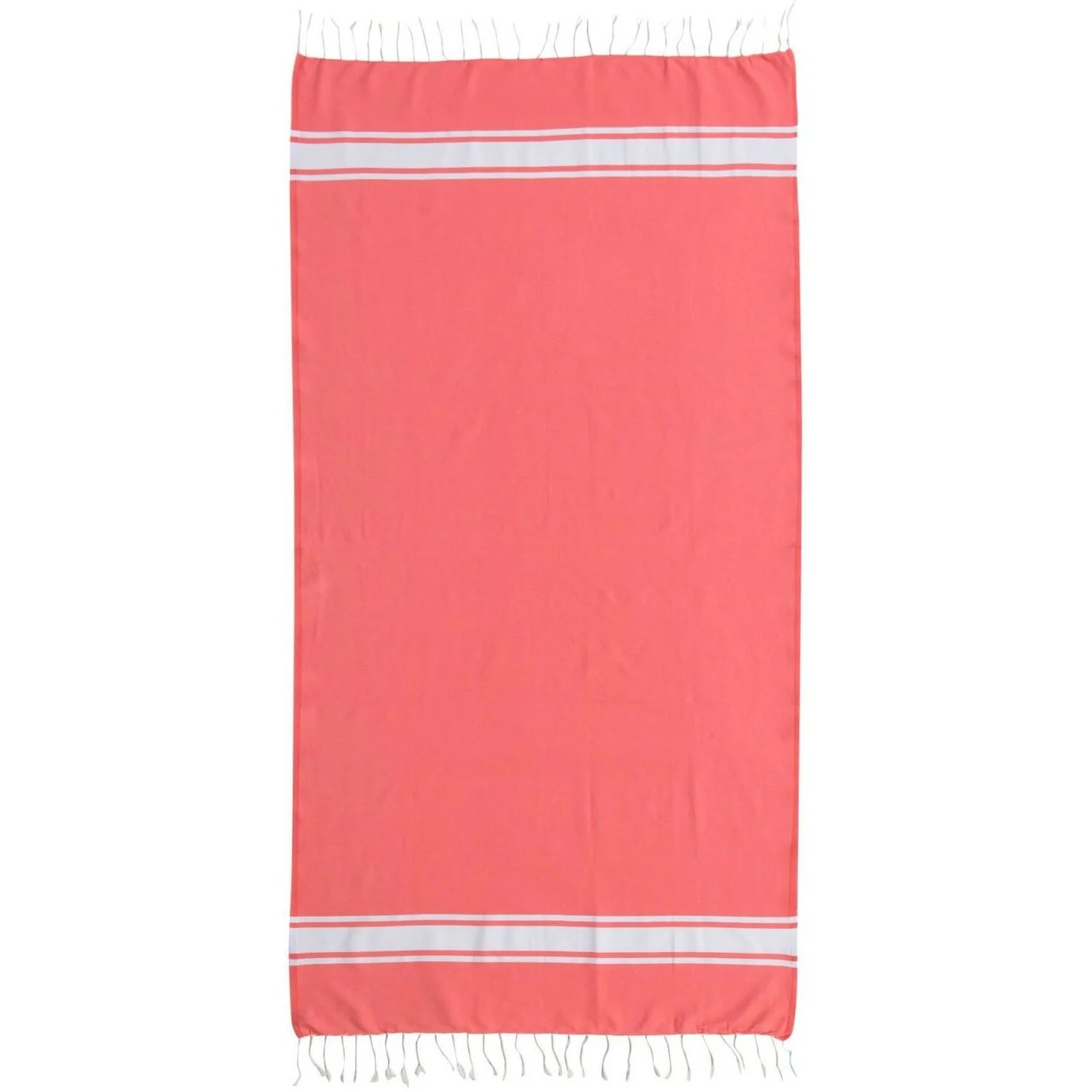Fouta - Coton - Orange Corail - St Tropez - Image 6