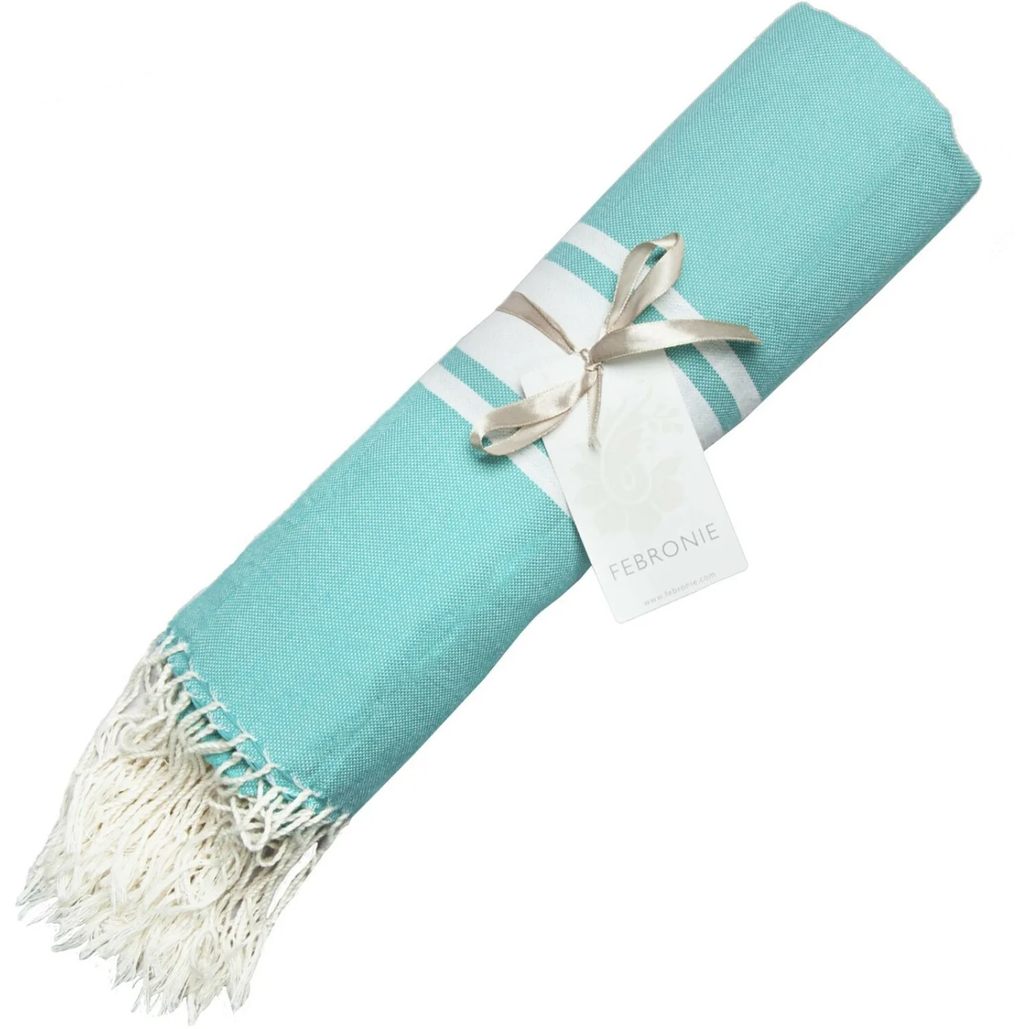 Fouta - Coton - Vert Turquoise - St Tropez - Image 12