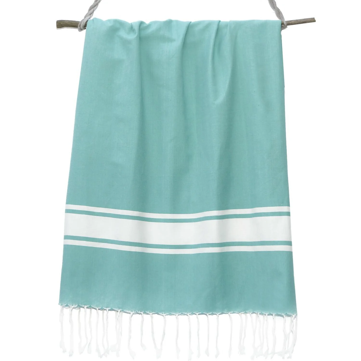 Fouta - Coton - Vert Turquoise - St Tropez - Image 5