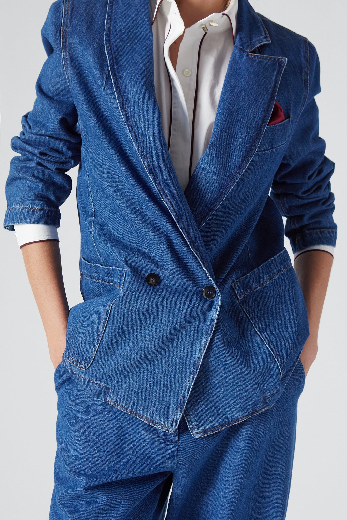 Blazer Felix - Dark Denim - Femme - Image 2