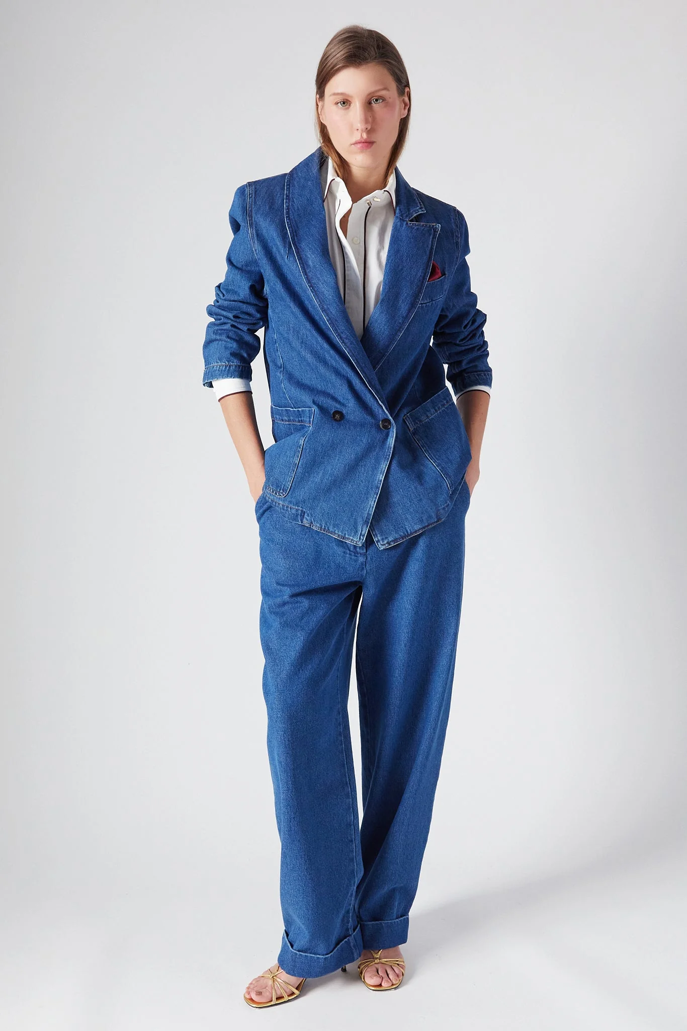 Blazer Felix - Dark Denim - Femme - Image 3