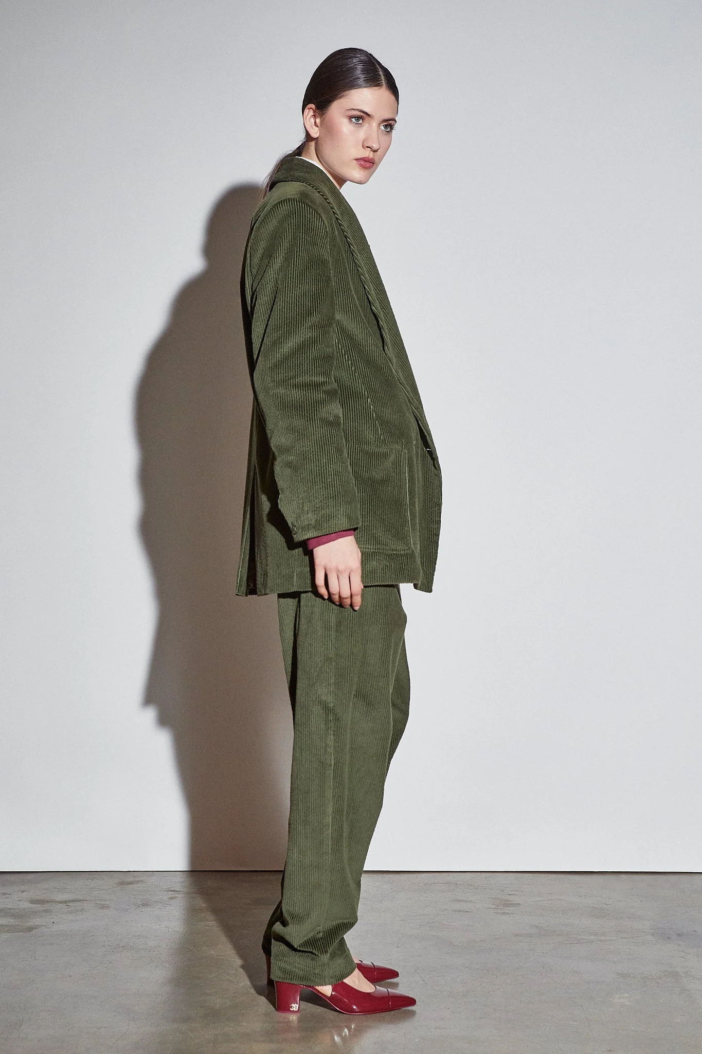Blazer Felix - Olive Corduroy - Femme - Image 2