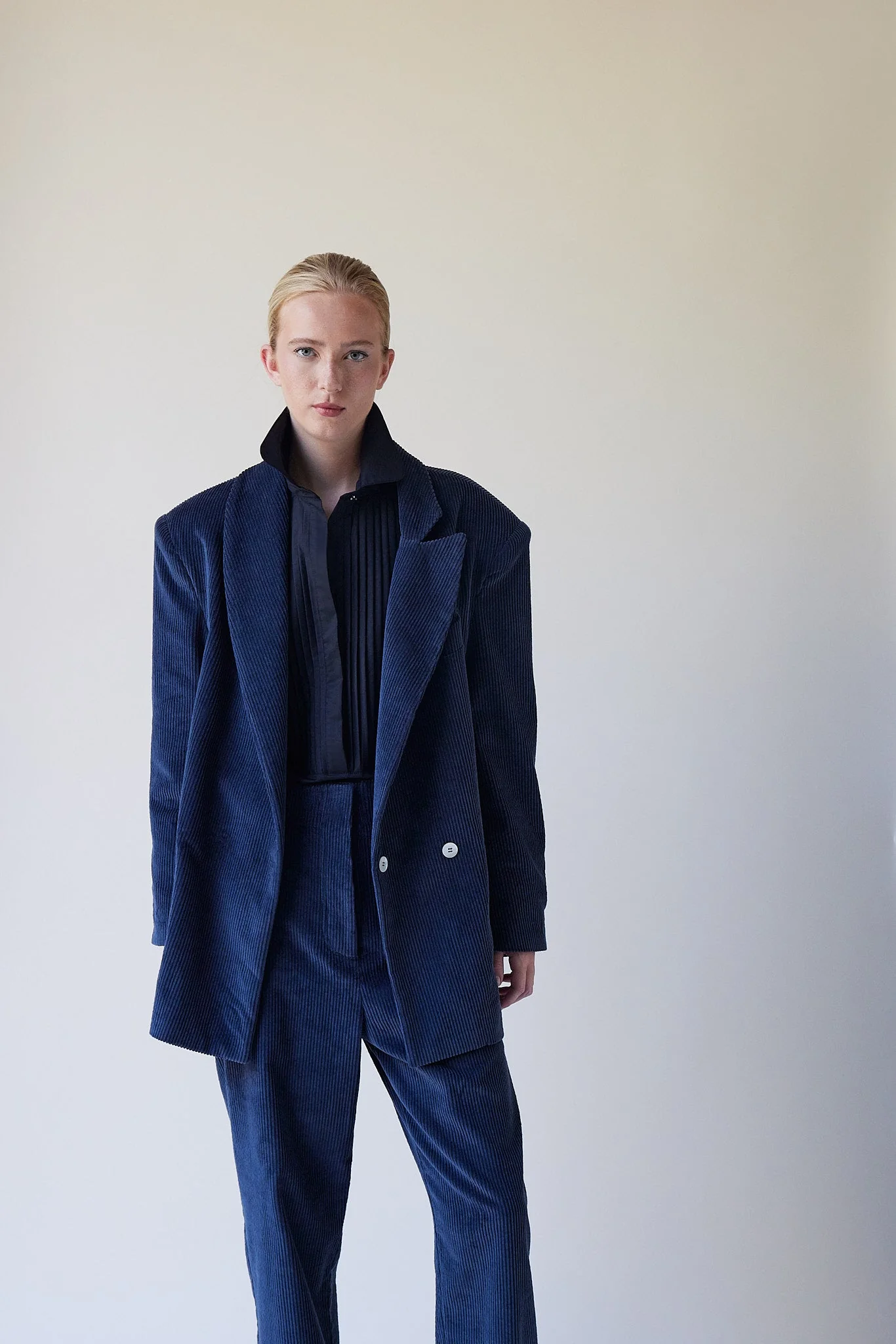 Blazer Felix - Petrol Corduroy - Femme - Image 2