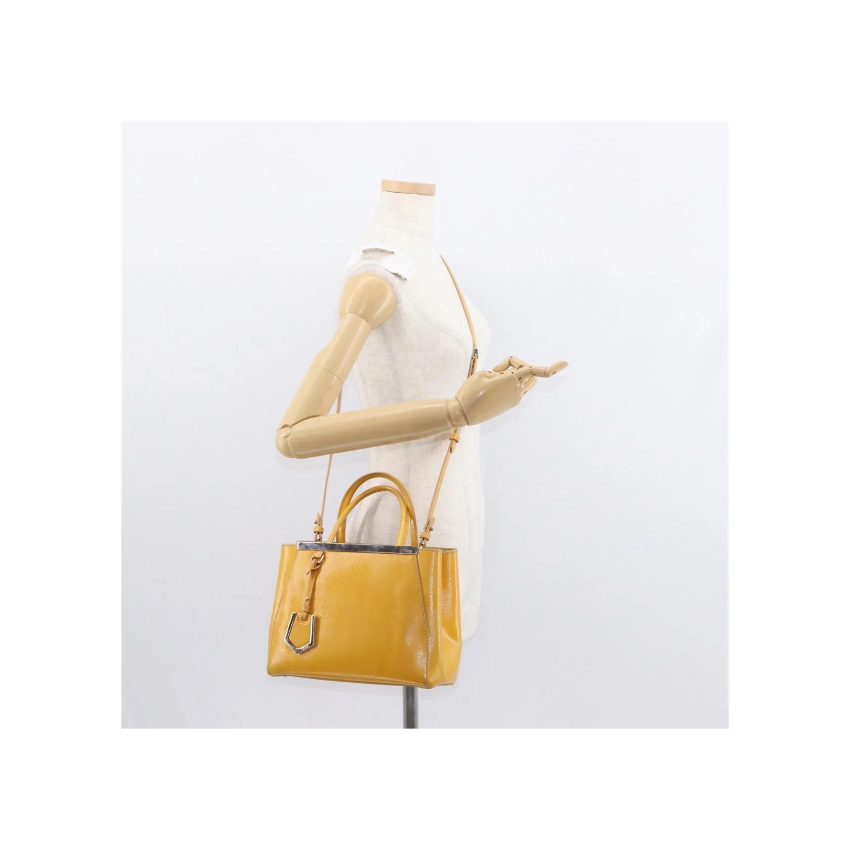 Sac Fendi 2Jours - Yellow - Image 14