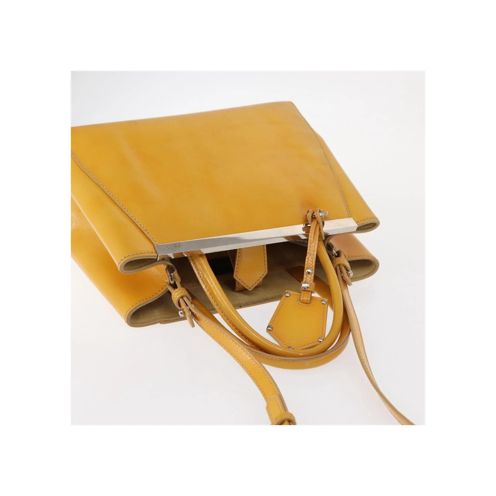 Sac Fendi 2Jours - Yellow - Image 17