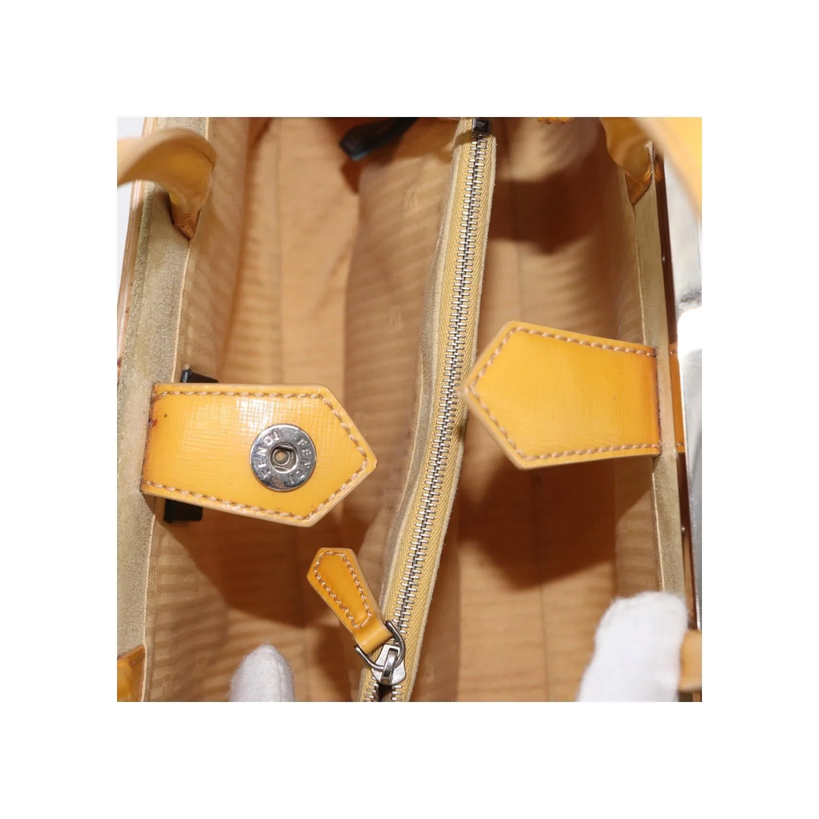 Sac Fendi 2Jours - Yellow - Image 5