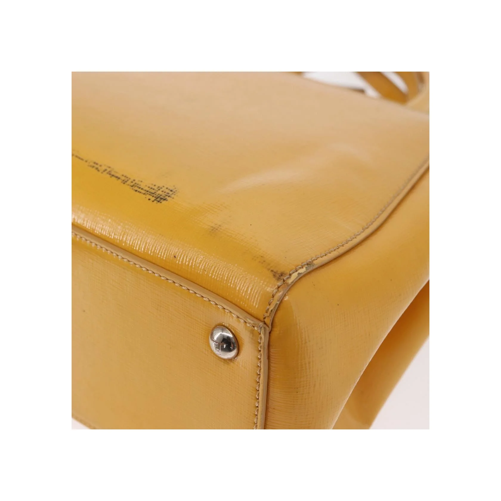 Sac Fendi 2Jours - Yellow - Image 9