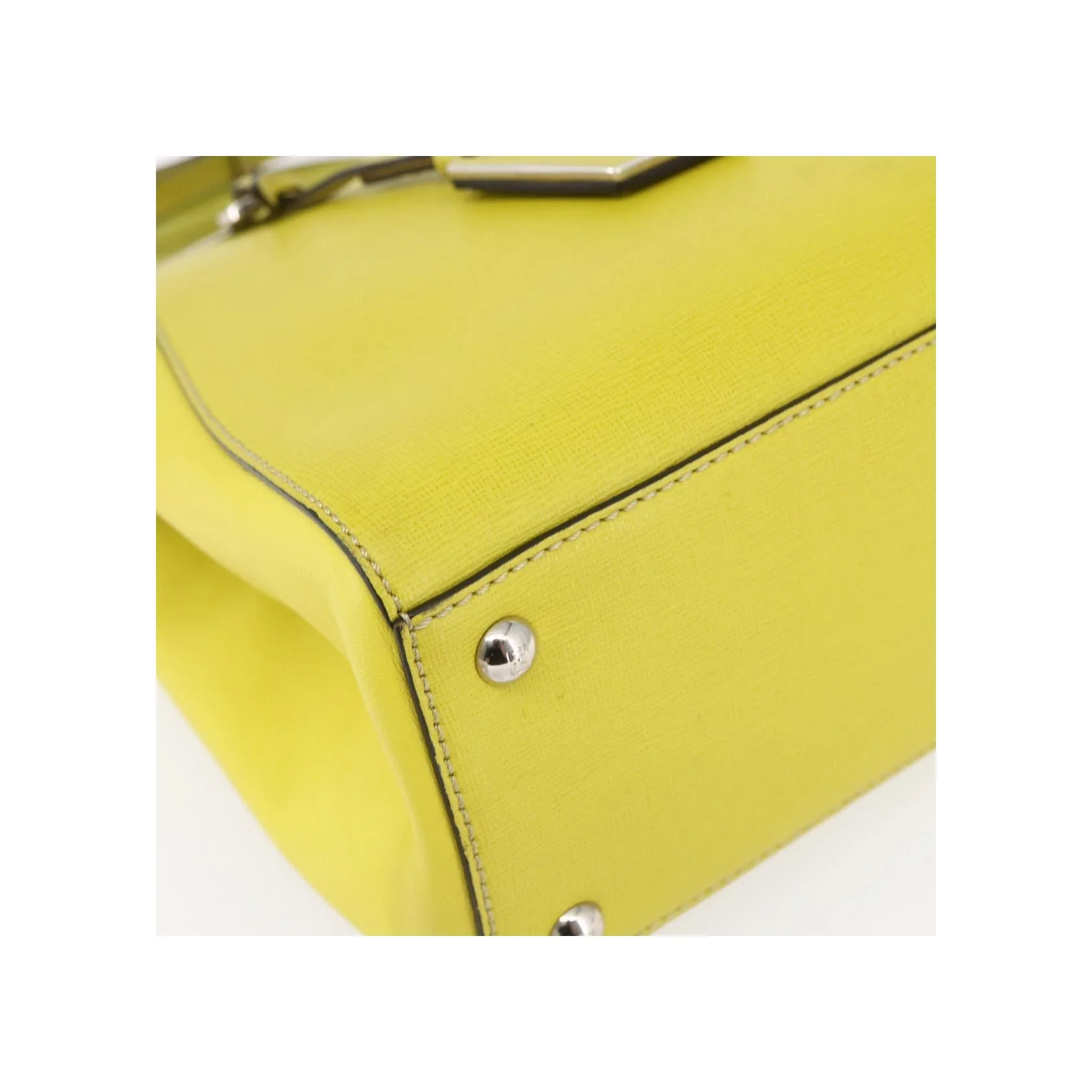 Sac Fendi 2Jours - Yellow - Image 10