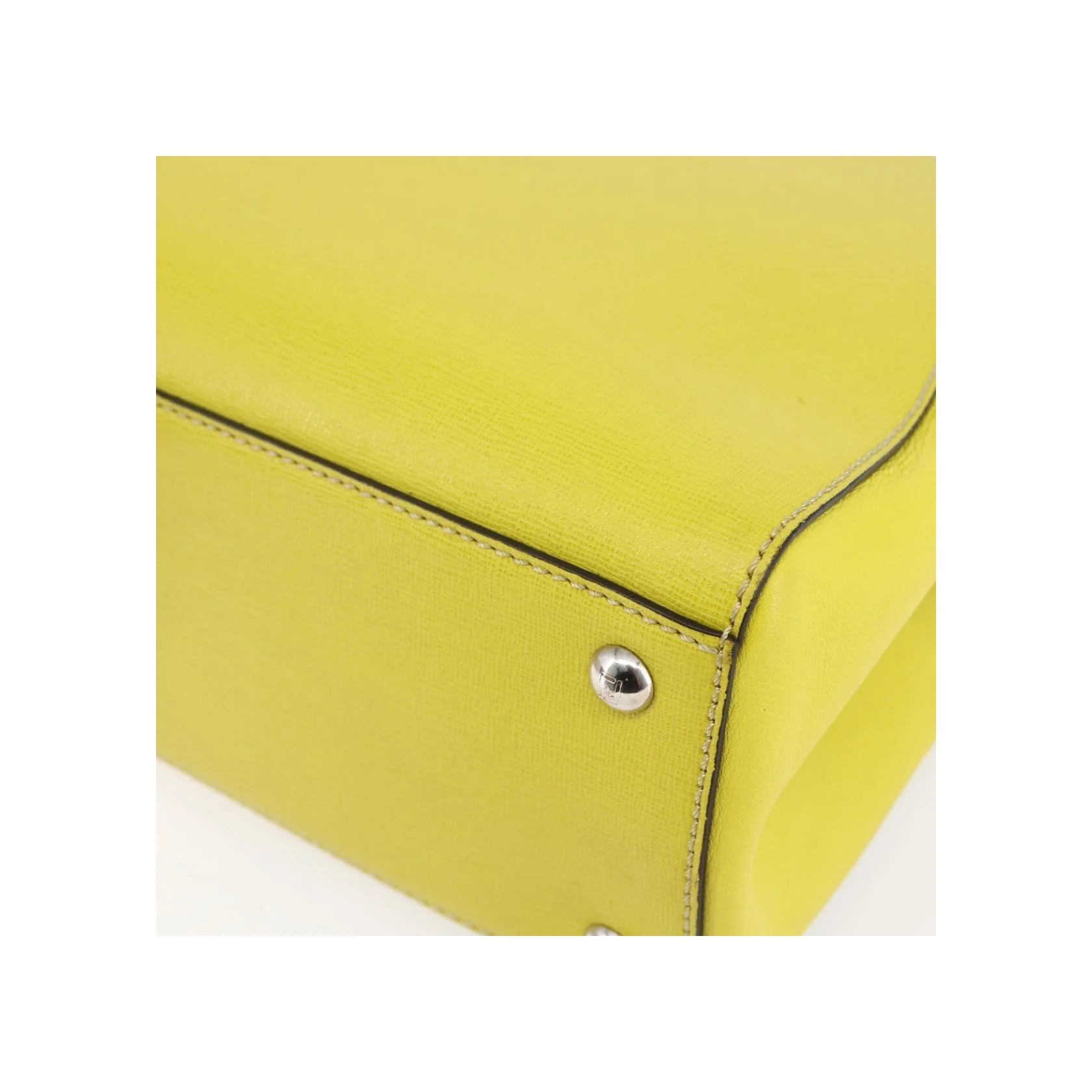 Sac Fendi 2Jours - Yellow - Image 11