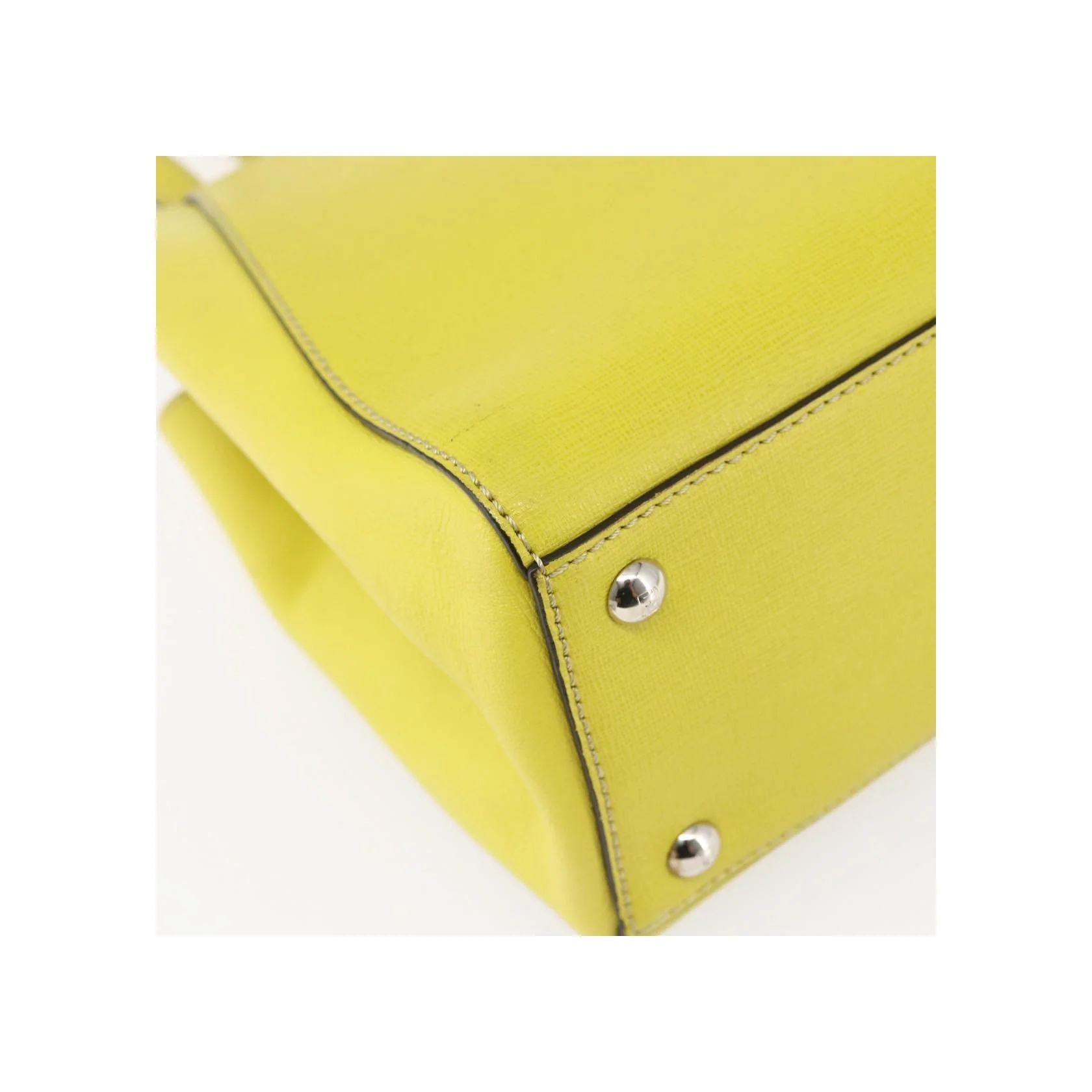 Sac Fendi 2Jours - Yellow - Image 12